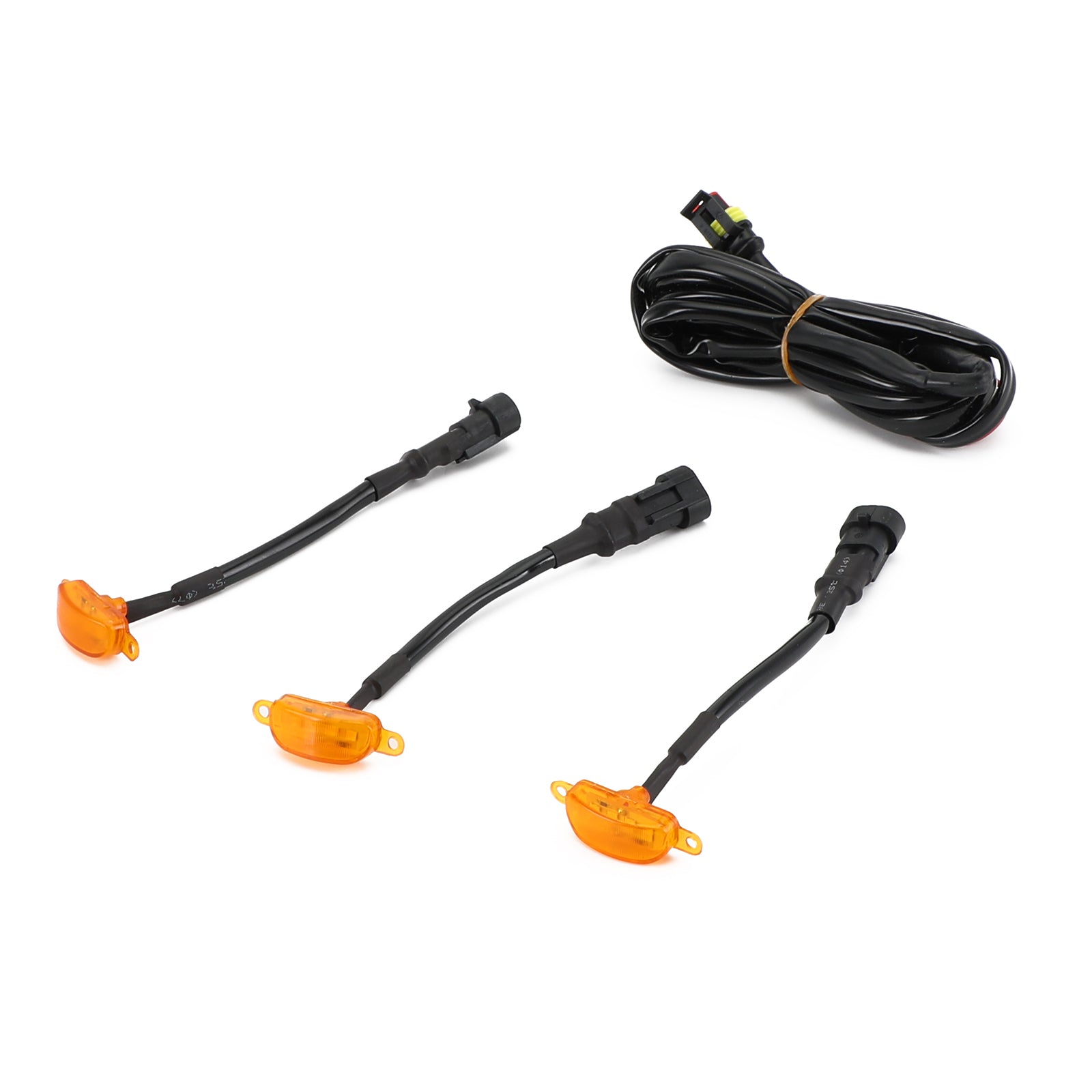 3 stks Amber Lens Amber LED Lamp Raptor Grille Running Light fit Ford F-150 Generiek