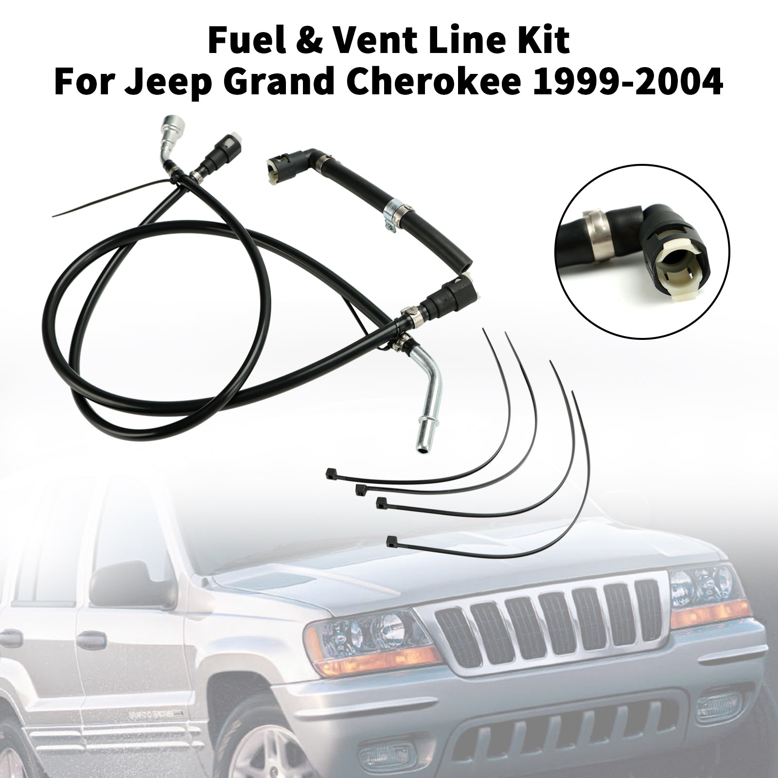 Jeep Grand Cherokee 1999-2004 para filtrar o conjunto de linhas de combustível FL-FG0918