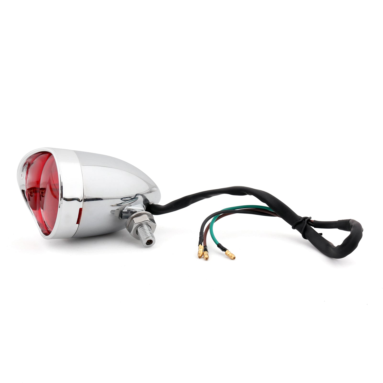 Universal Motorcykel bakre registreringsskylt bromsa enstaka bakljus passar Harley generisk