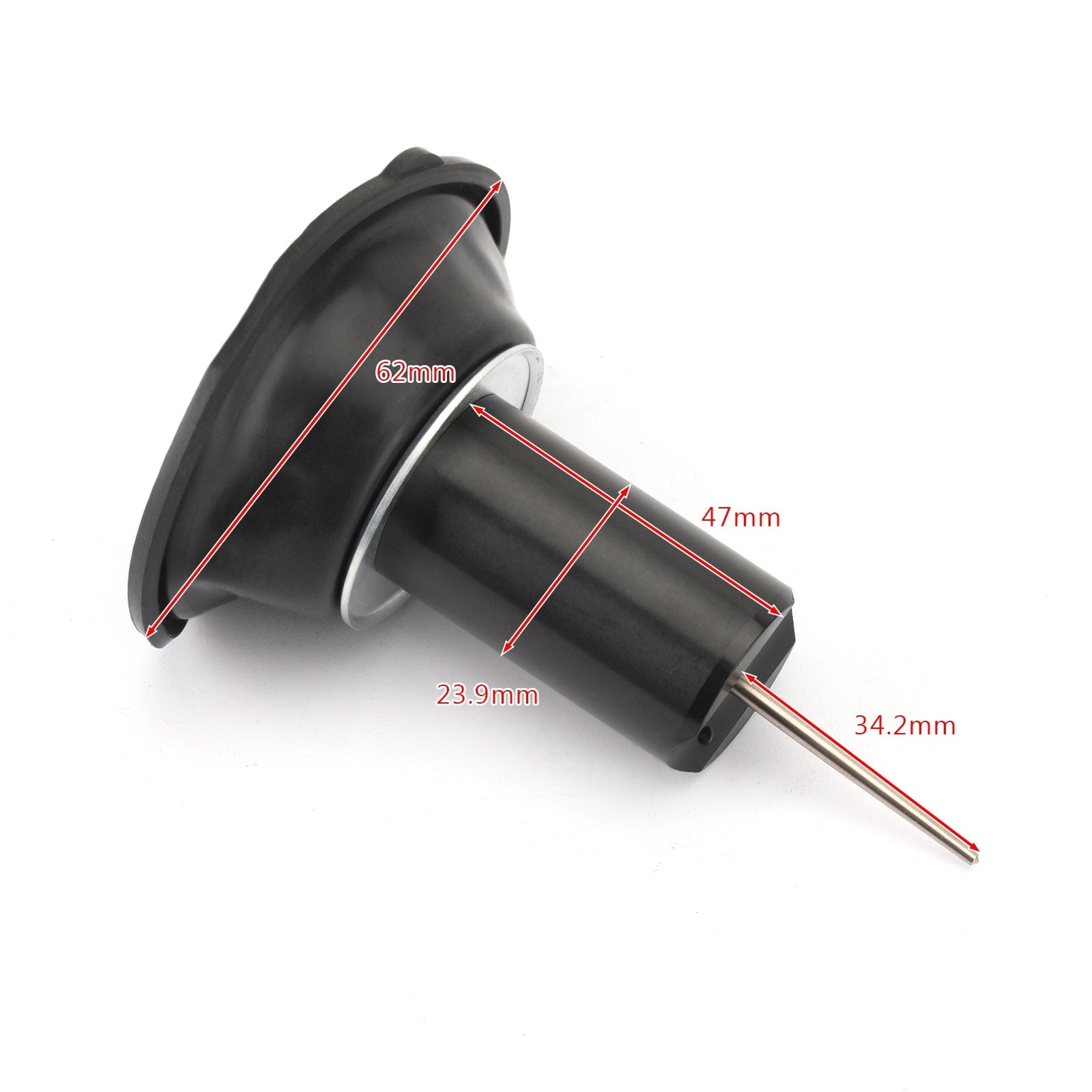 Diaphragme de piston de carburateur de carburateur de 23.9MM pour YM Virago XV250 v-cylindre double générique