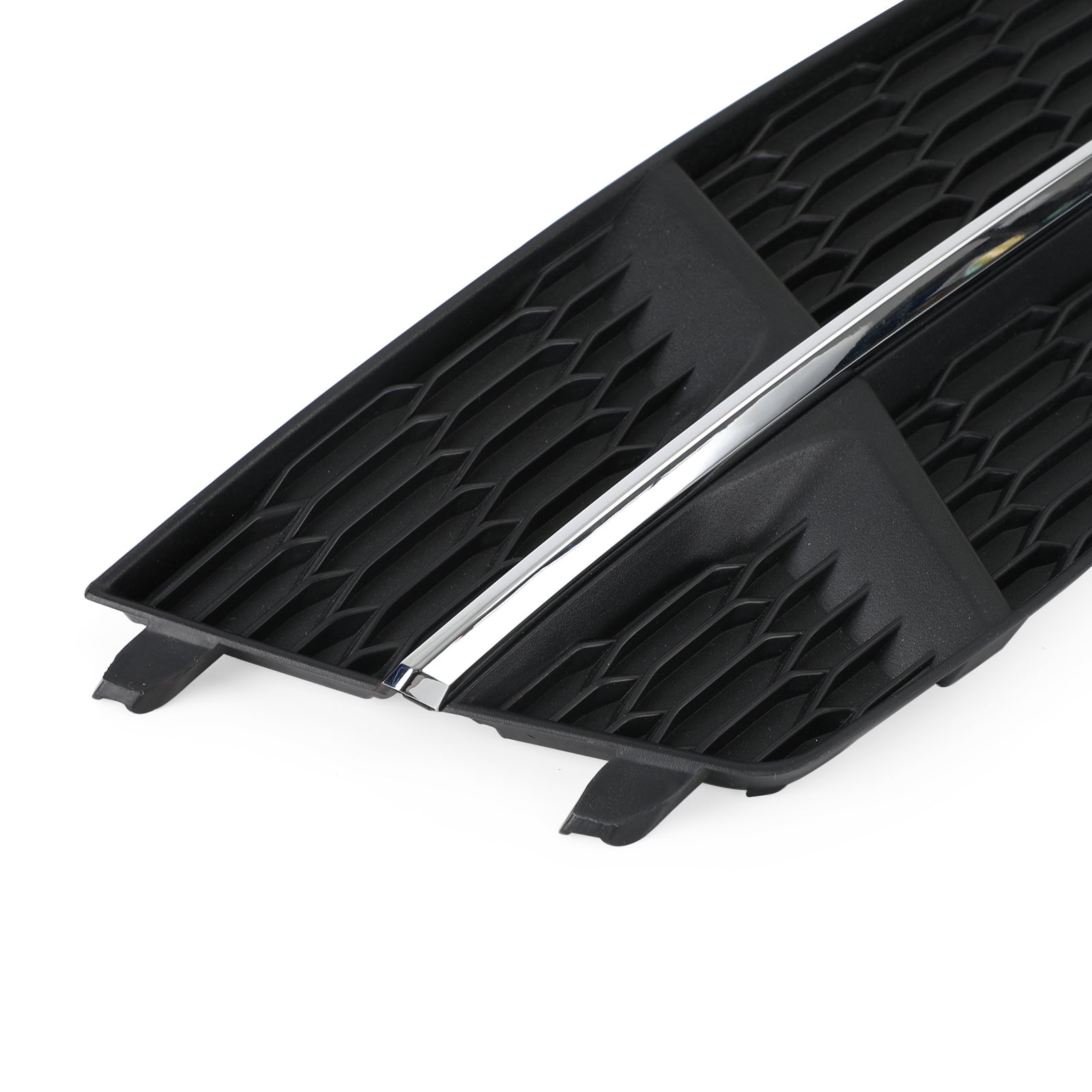 Parrilla inferior del parachoques delantero para Audi A6 C7 S-Line 2016-2018 negro cromado