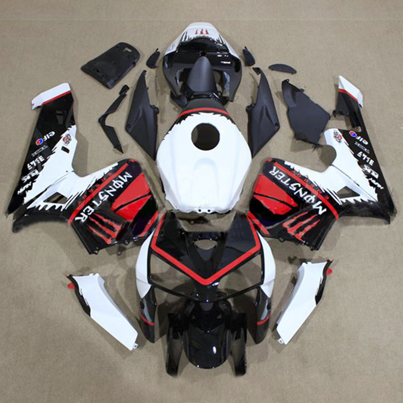 2003-2004 Honda CBR600RR F5 FAIRING KIT BODEWORD PLASTU ABS