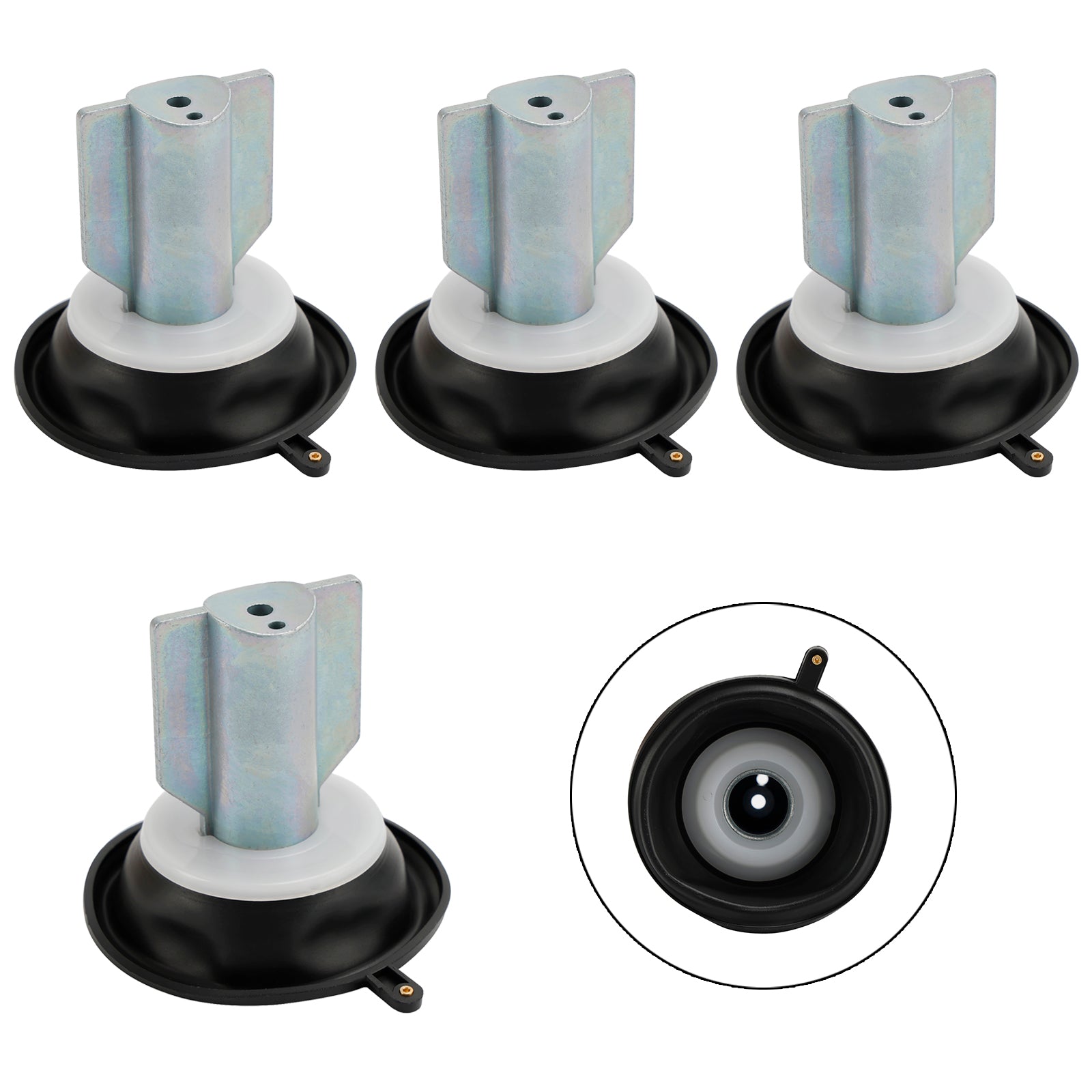 Diafragma de émbolo de carburador 4X apto para Kawasaki PRAIRIE 700 KVF650 KVF700