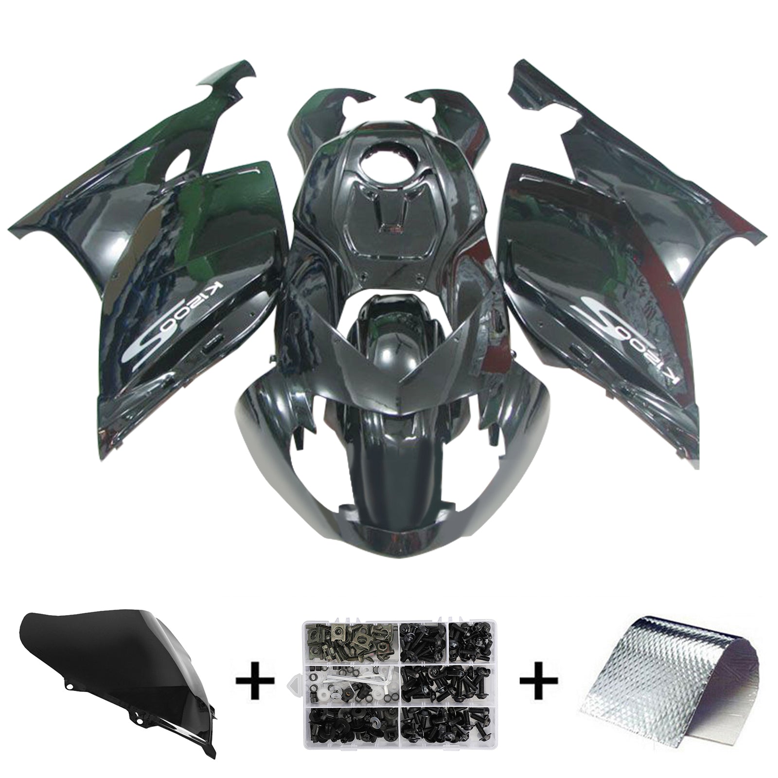 2005-2010 BMW K1200S Kit de carénage Kit de carrosserie en plastique