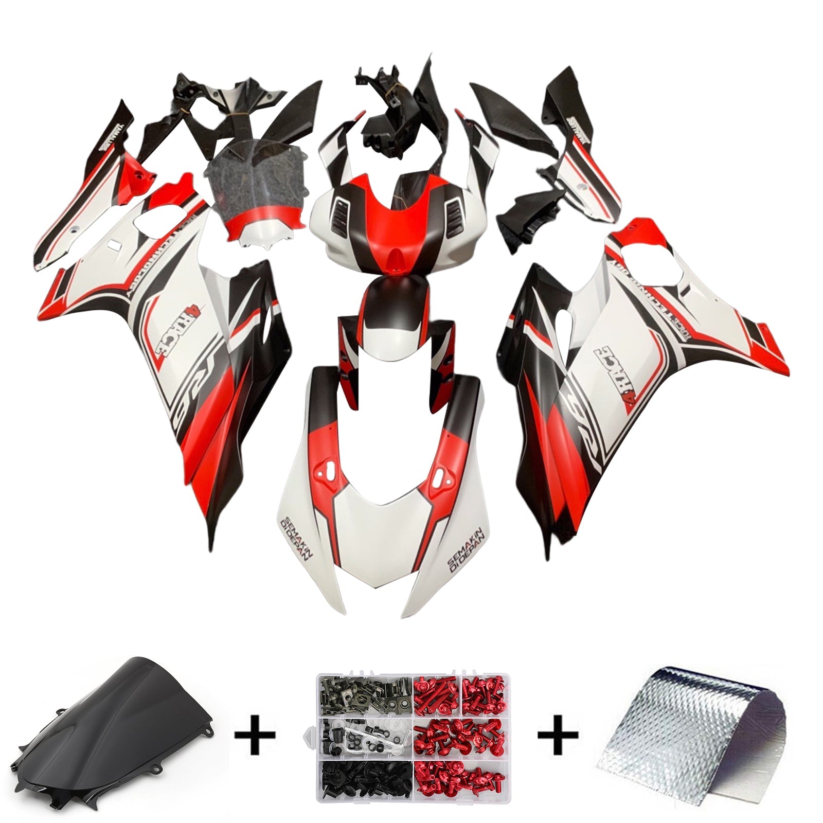 Kit de carénage Yamaha YZF-R6 2017-2022, carrosserie en plastique ABS