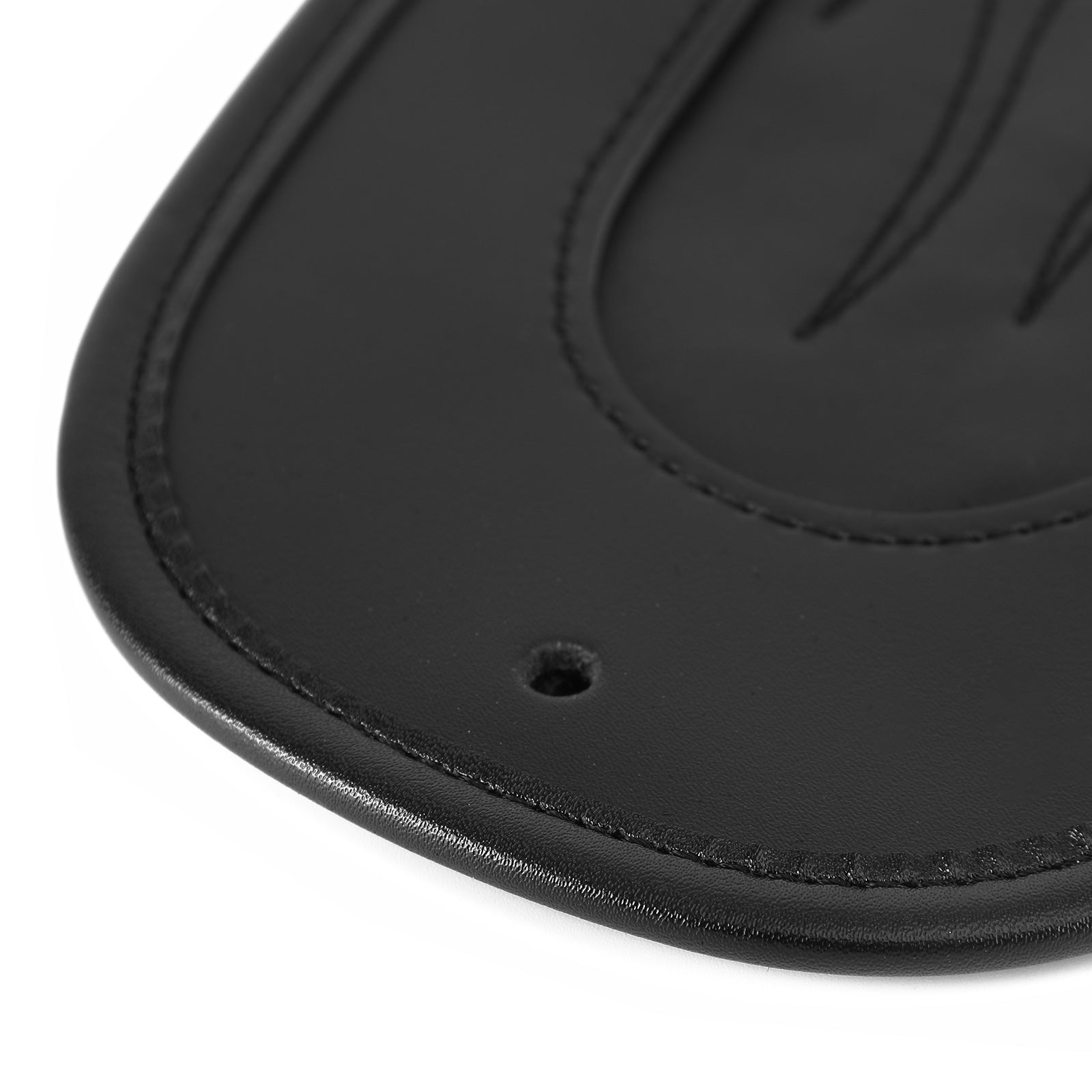 Areyourshop – bavoir de garde-boue arrière en cuir PU noir, point de flamme, siège Solo, pour Sportster 1200 883