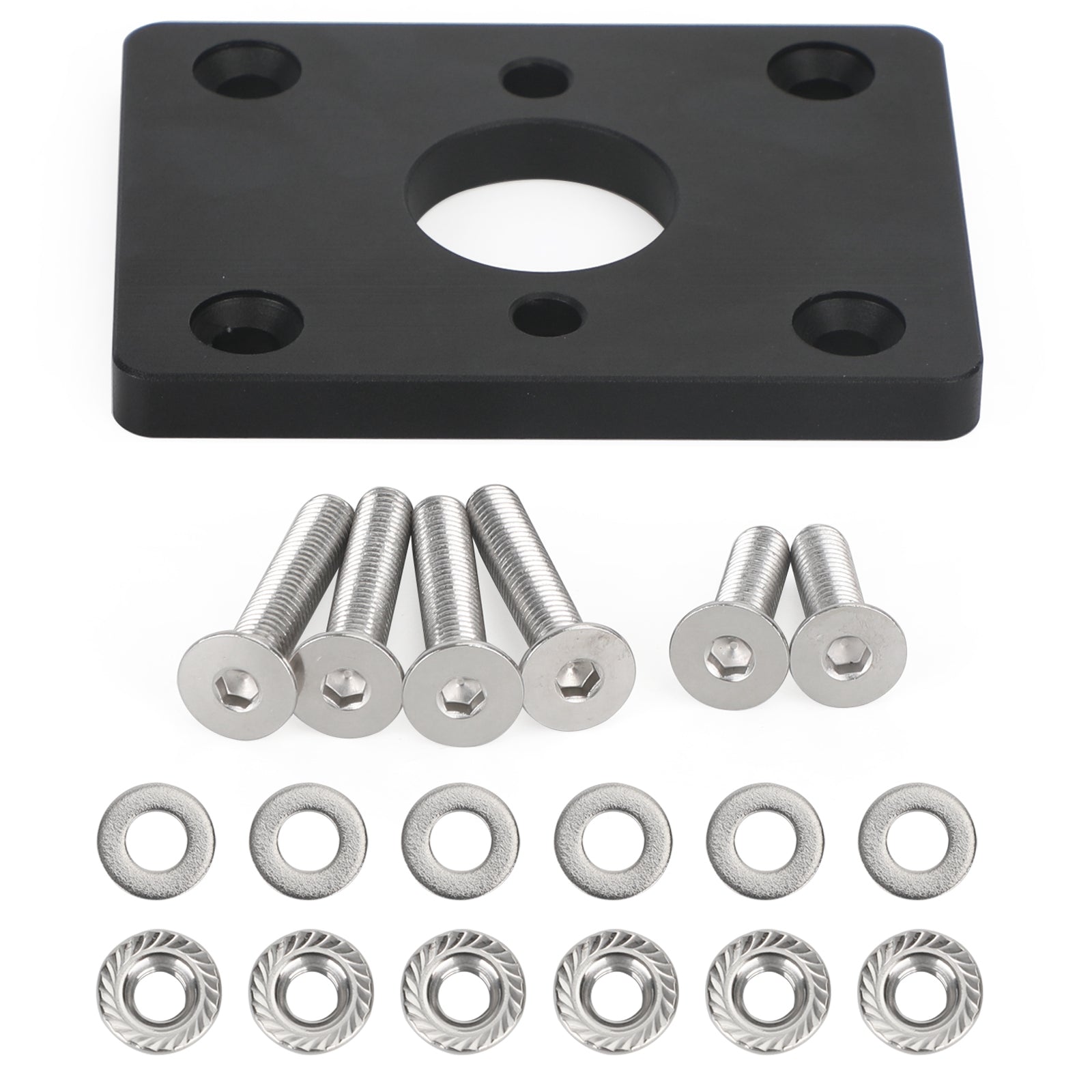 Plaque d'adaptateur de suppression de rehausseur de frein noir, pour Honda Civic Integra générique