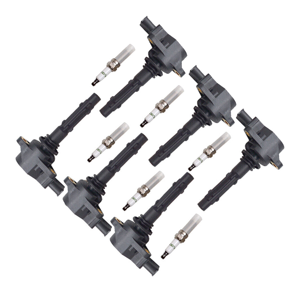 6x zapaľovacie cievky +zapaľovacie sviečky UF535 pre Mercedes-Benz C230 C300 ML350 R350