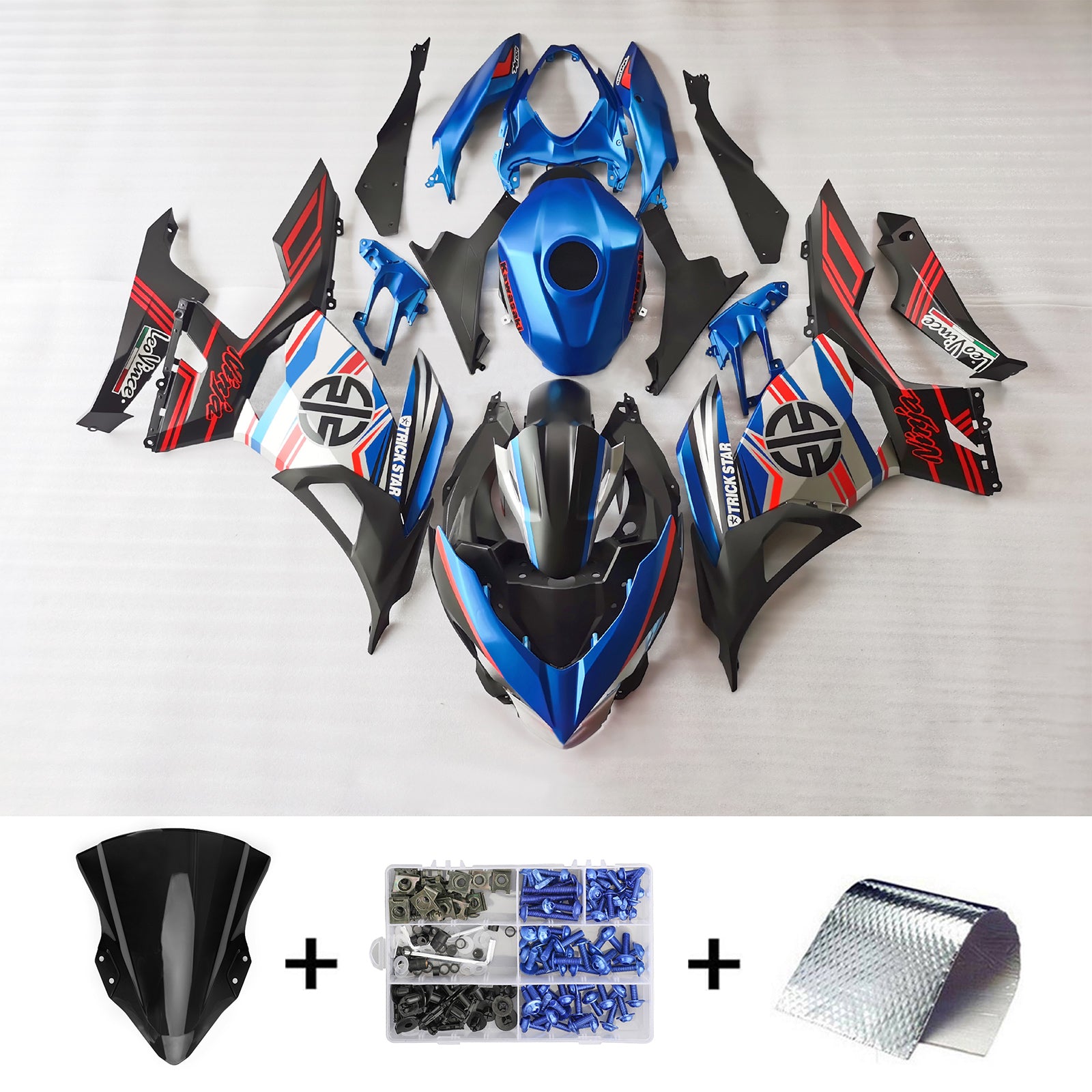 Kit de carenado Kawasaki EX400/Ninja400 2018-2024