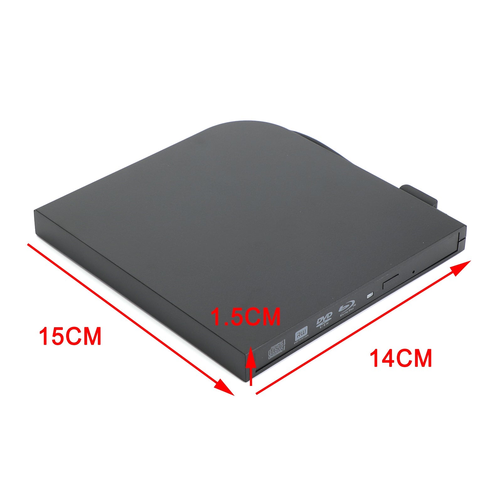 Blu Ray Burner Slot no USB Externo BD-R BD DVD CD RW Disc Writer Movie Player