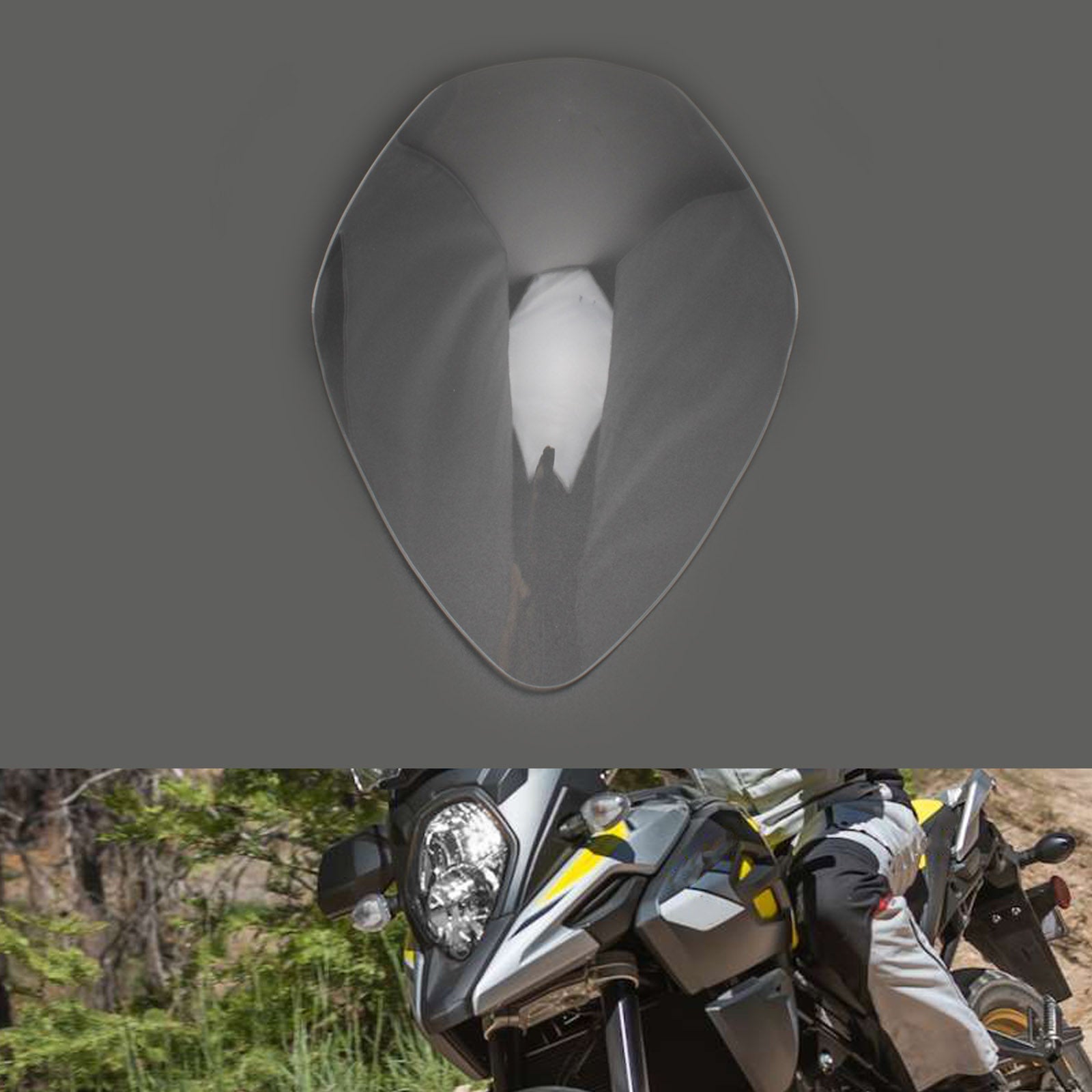 Protección de lente de faro delantero para Suzuki V-Strom 1000 17-20 650 17-21 Smoke Generic