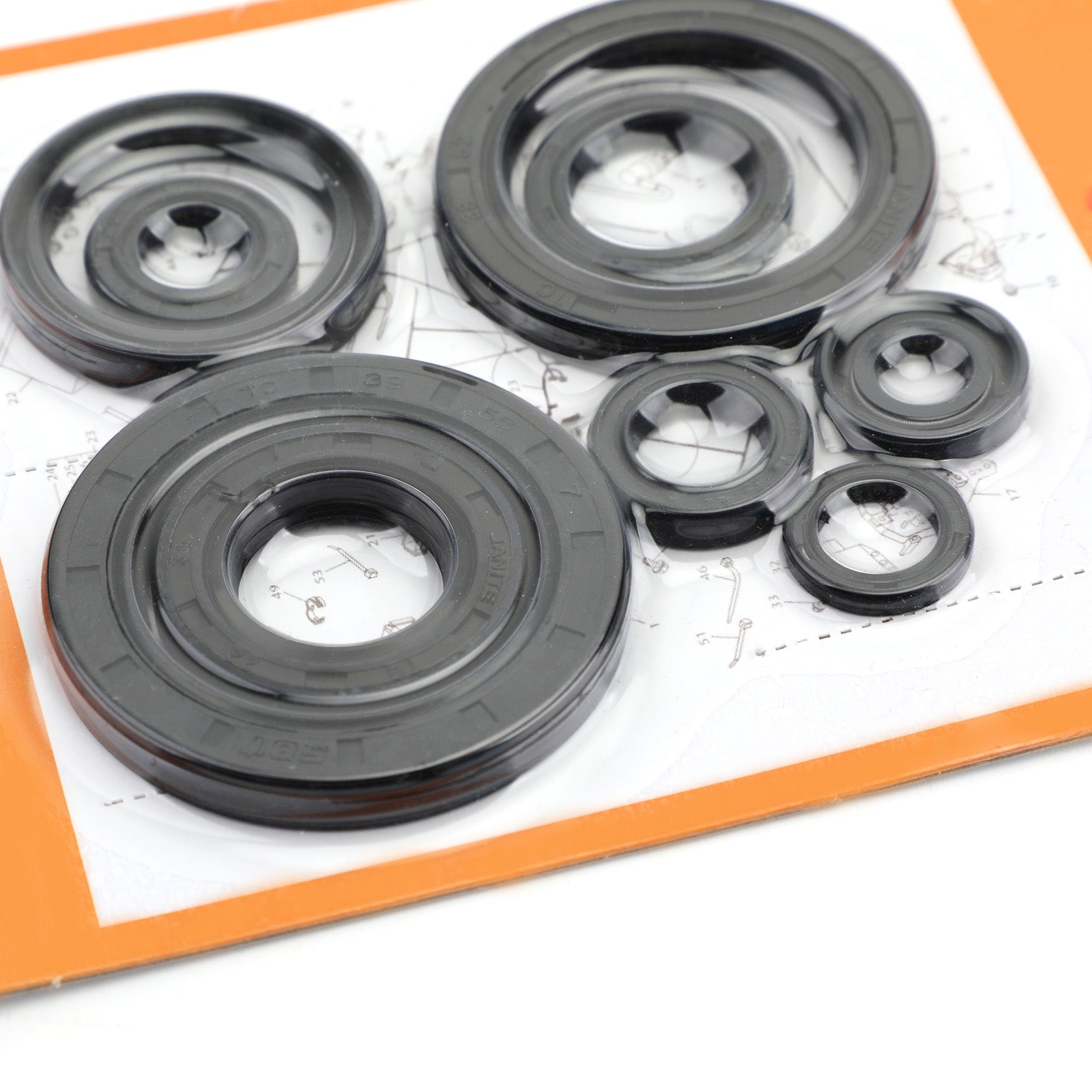 Ensemble de kit de joint d'huile moteur 9pcs joints pour Honda CRF450R CRF450 CRF 450 R 2009-2014 générique