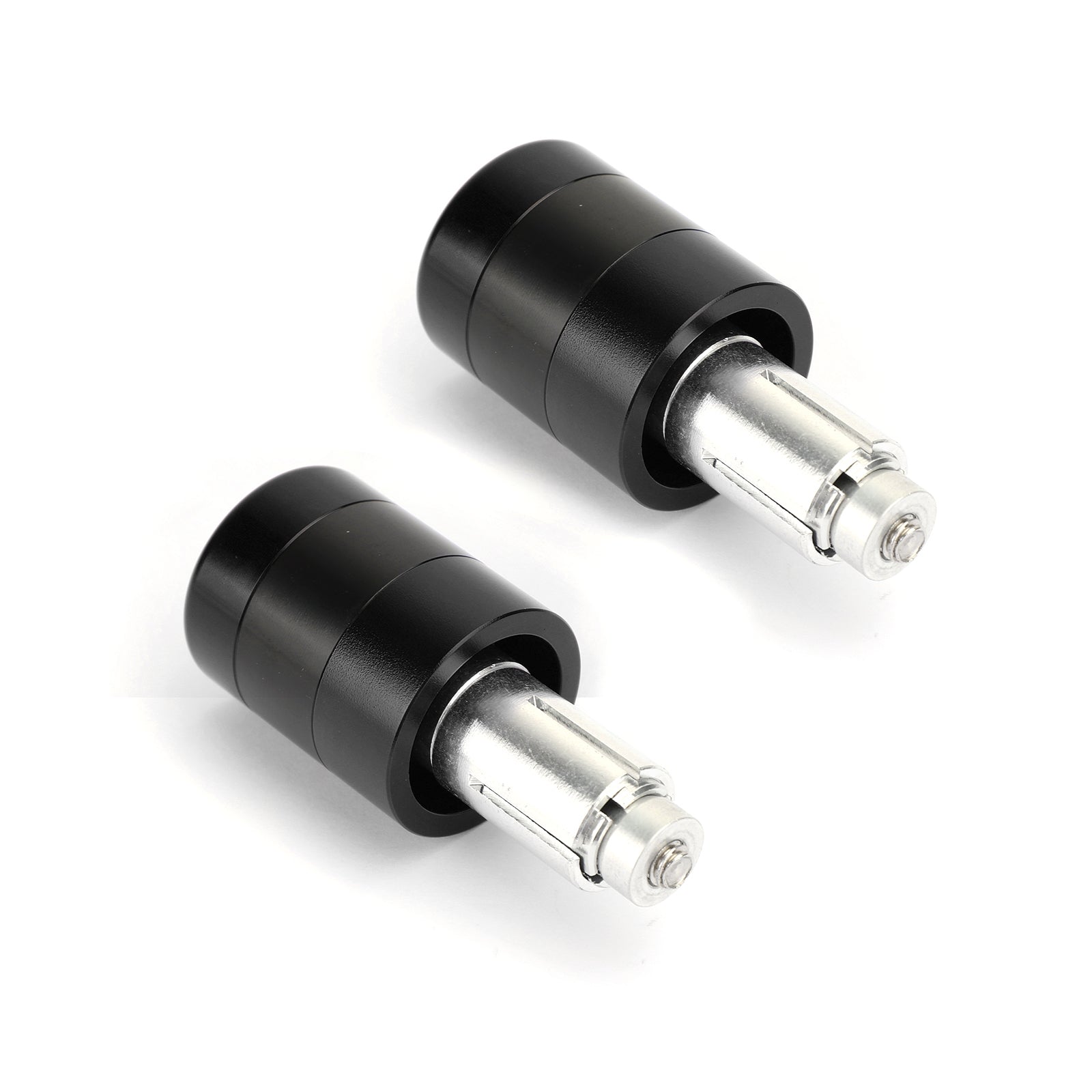 Anti-vibratie 7/8" 22mm Stuur Eindkap M6/M8 Zwart/Titanium Gewichtsschuifregelaar Verlagend Generiek