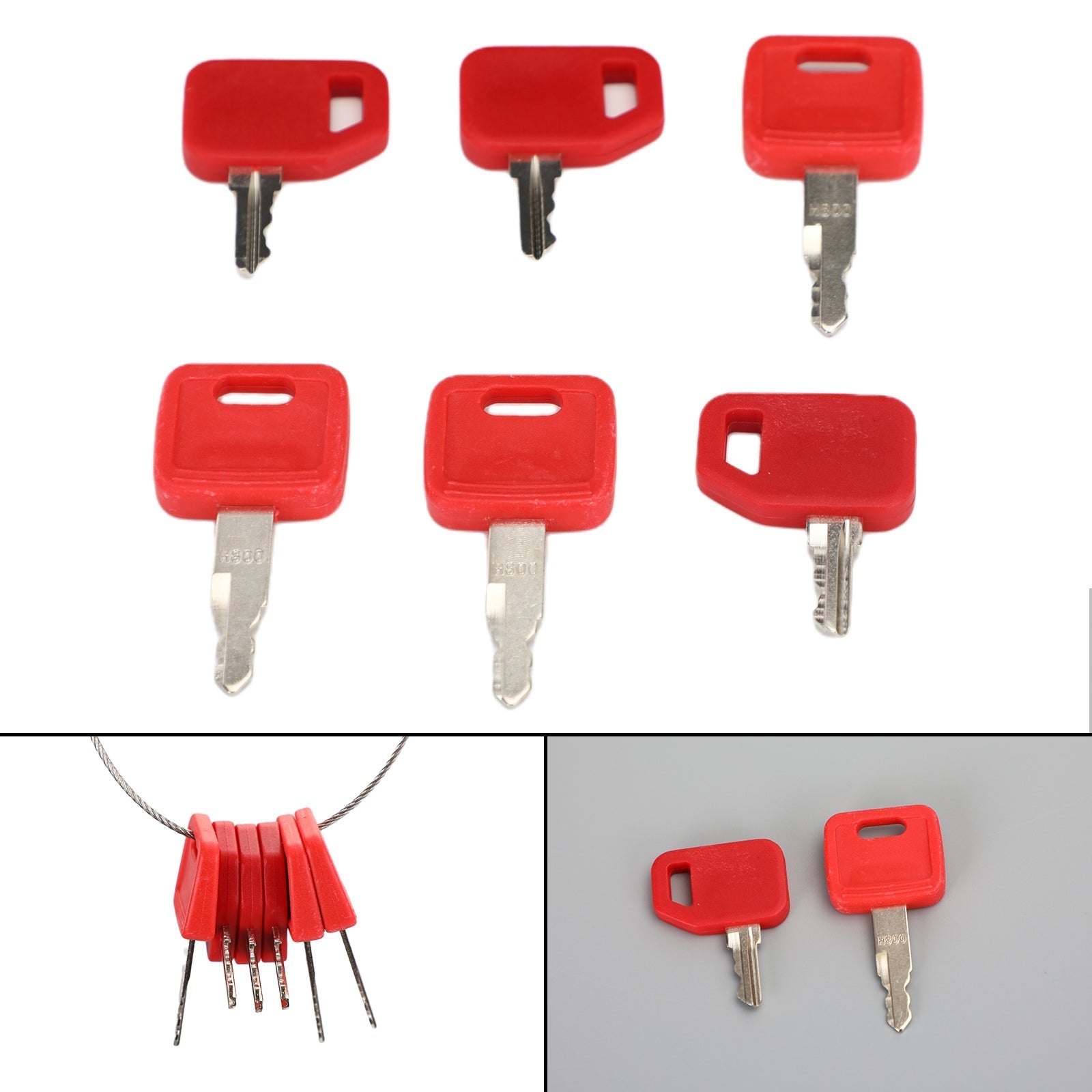 Para John Deere Heavy Equipment Ignition Excavator Loader Dozer Keys