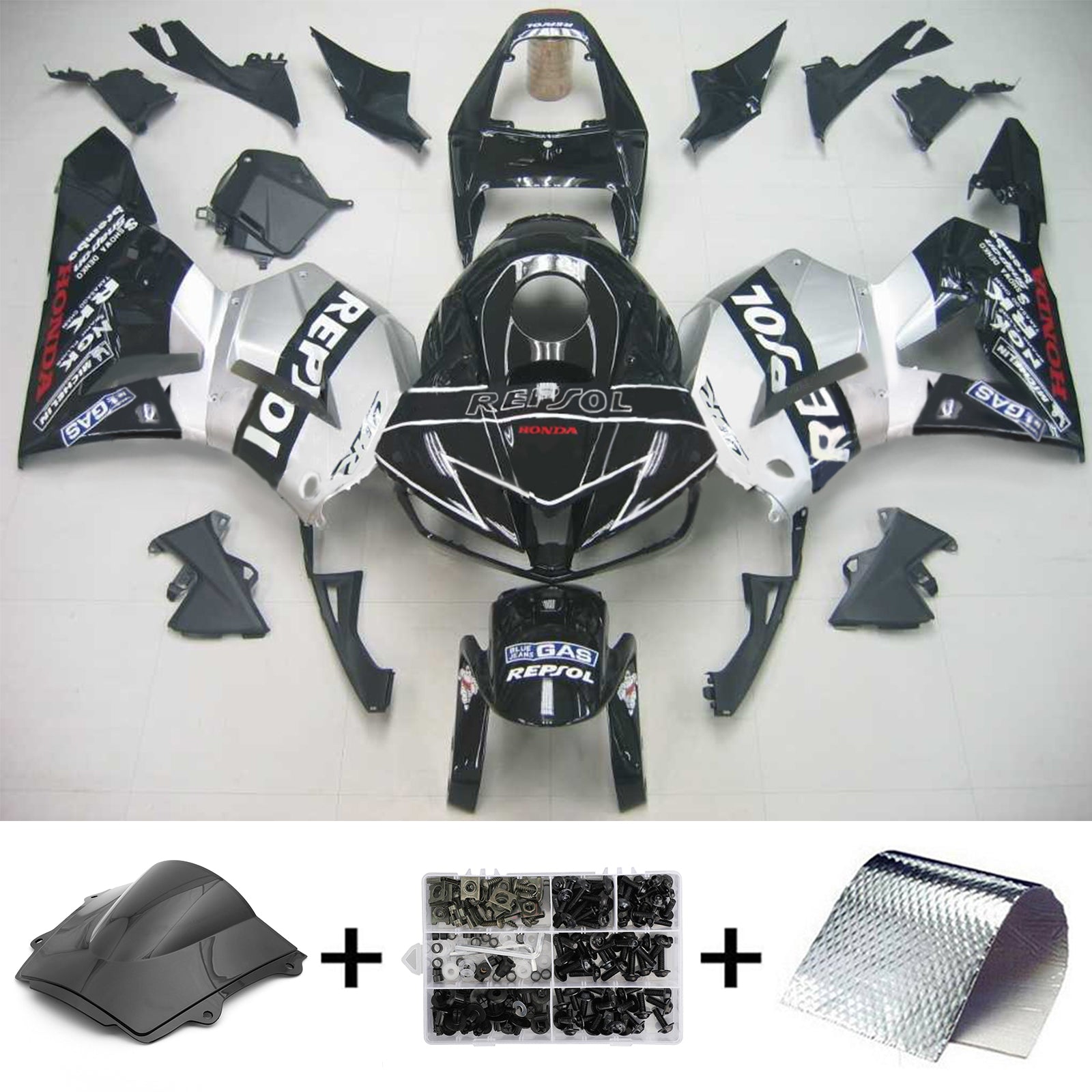 2013-2023 Honda CBR600RR F5 vstrekovanie Kit karoséria Plast ABS #101