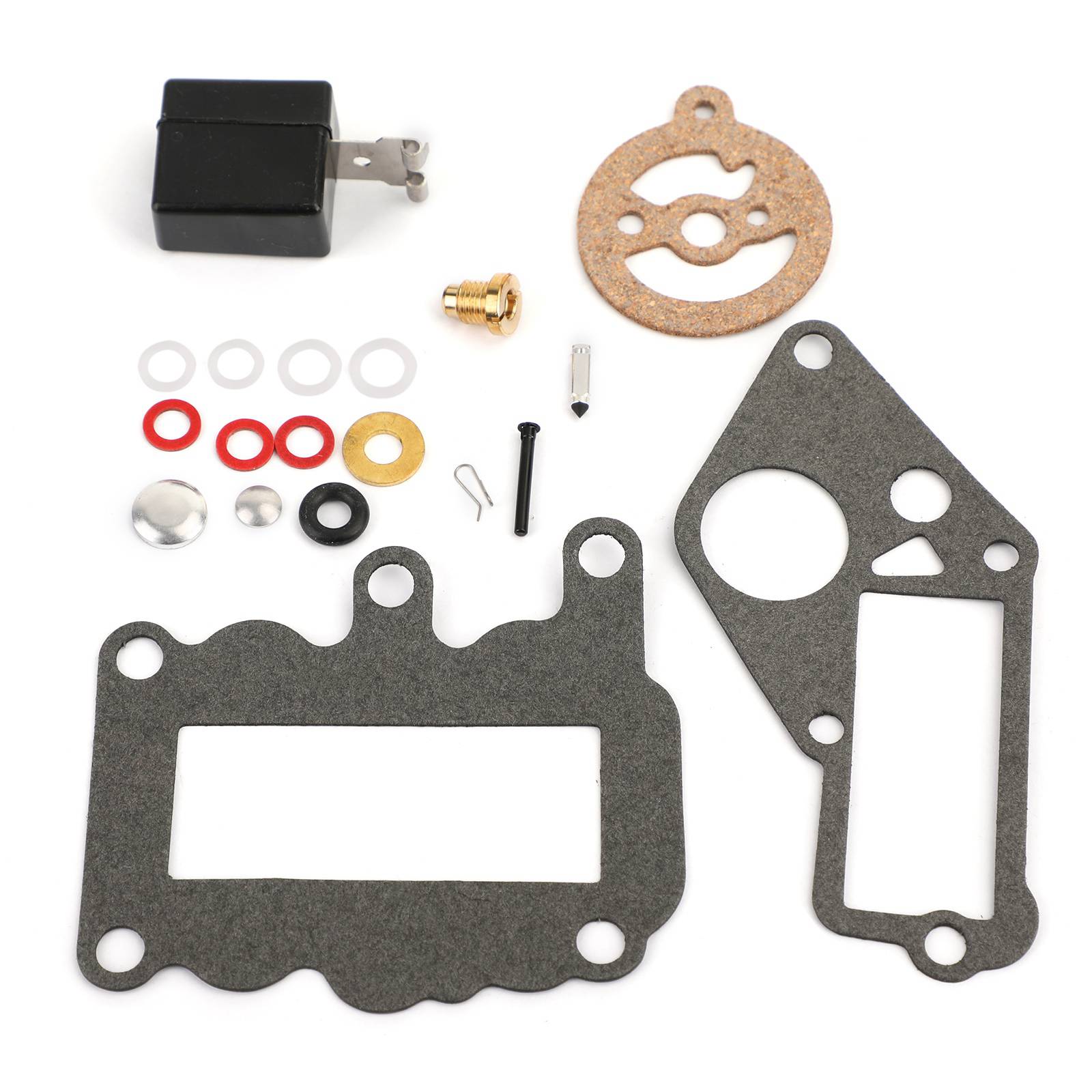 Areyourshop Carburador Carb Kit Reconstrução para Johnson Evinrude 1964-1973 9,5 HP 382048 765630