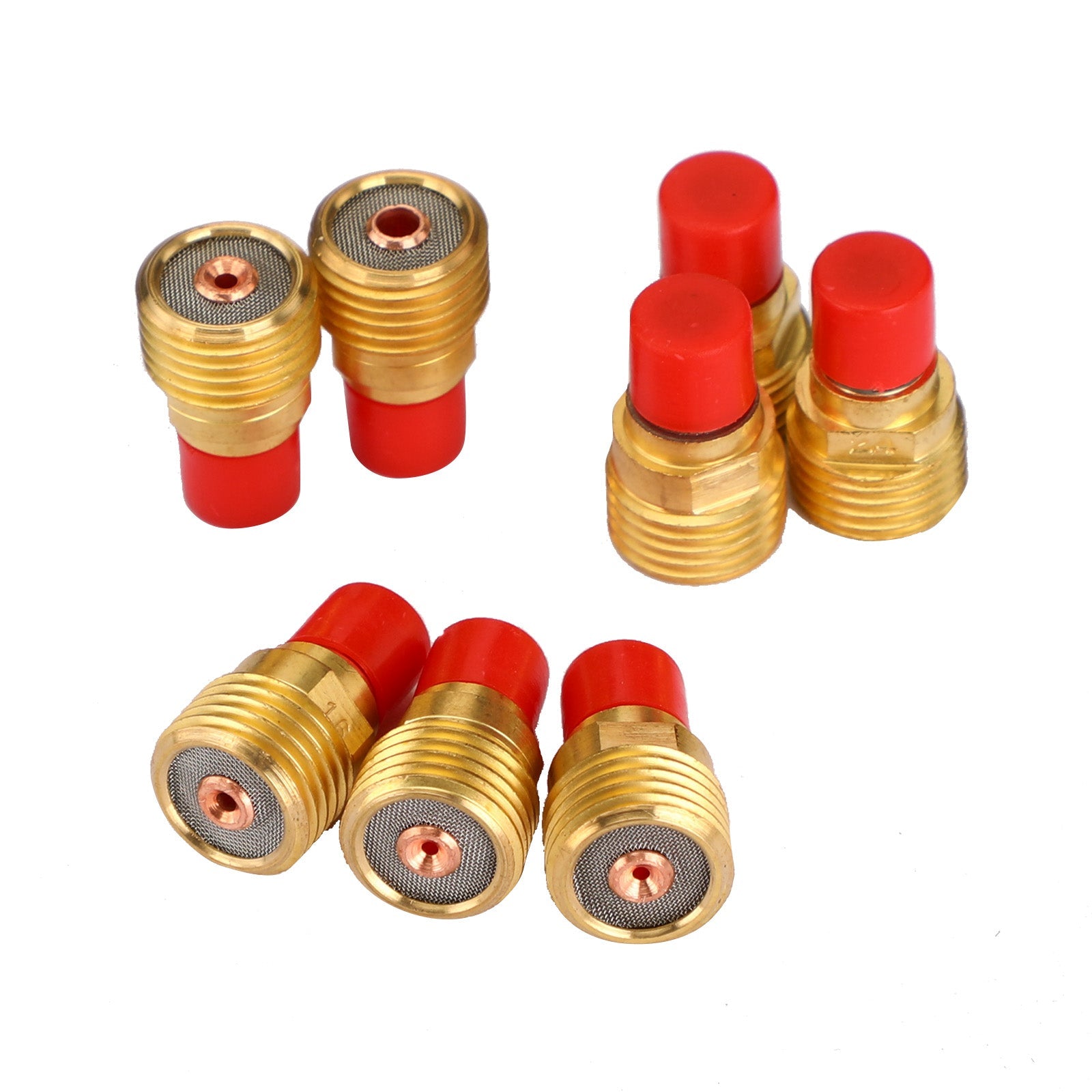 58st TIG Svetsfackla Stubby Gas Lens förbrukningsmedel Cup Kit för WP-9/20/25