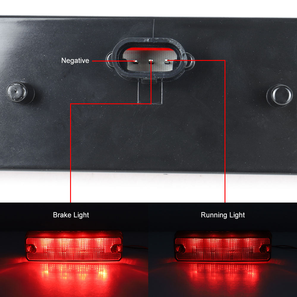 33700-HL3-A01 Zostava zadného chvosta pre Honda Pioneer 520 700 1000 2014-2021 Červená