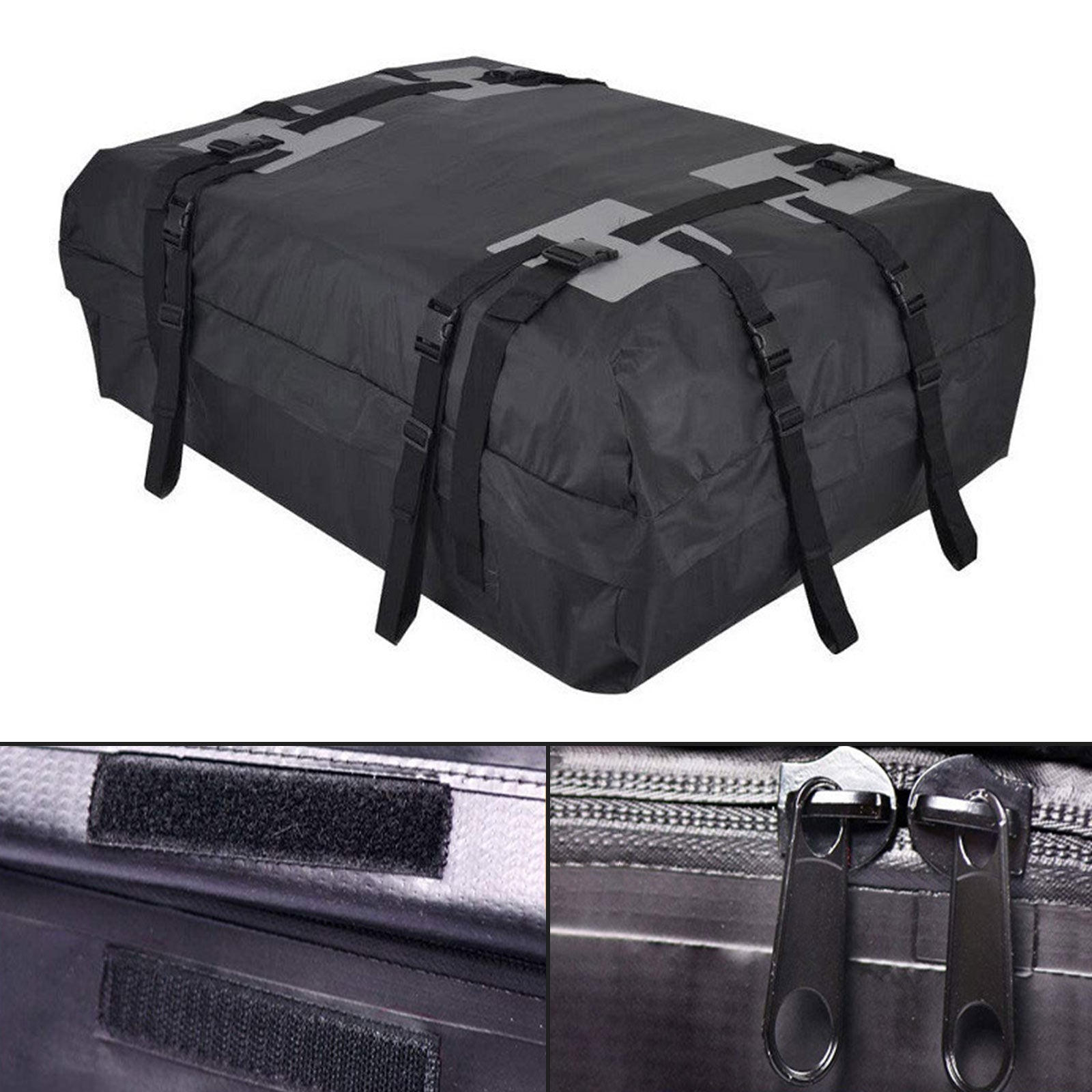 Bolsa impermeable para techo de coche, bolsa de carga, almacenamiento de equipaje, cubo, viaje