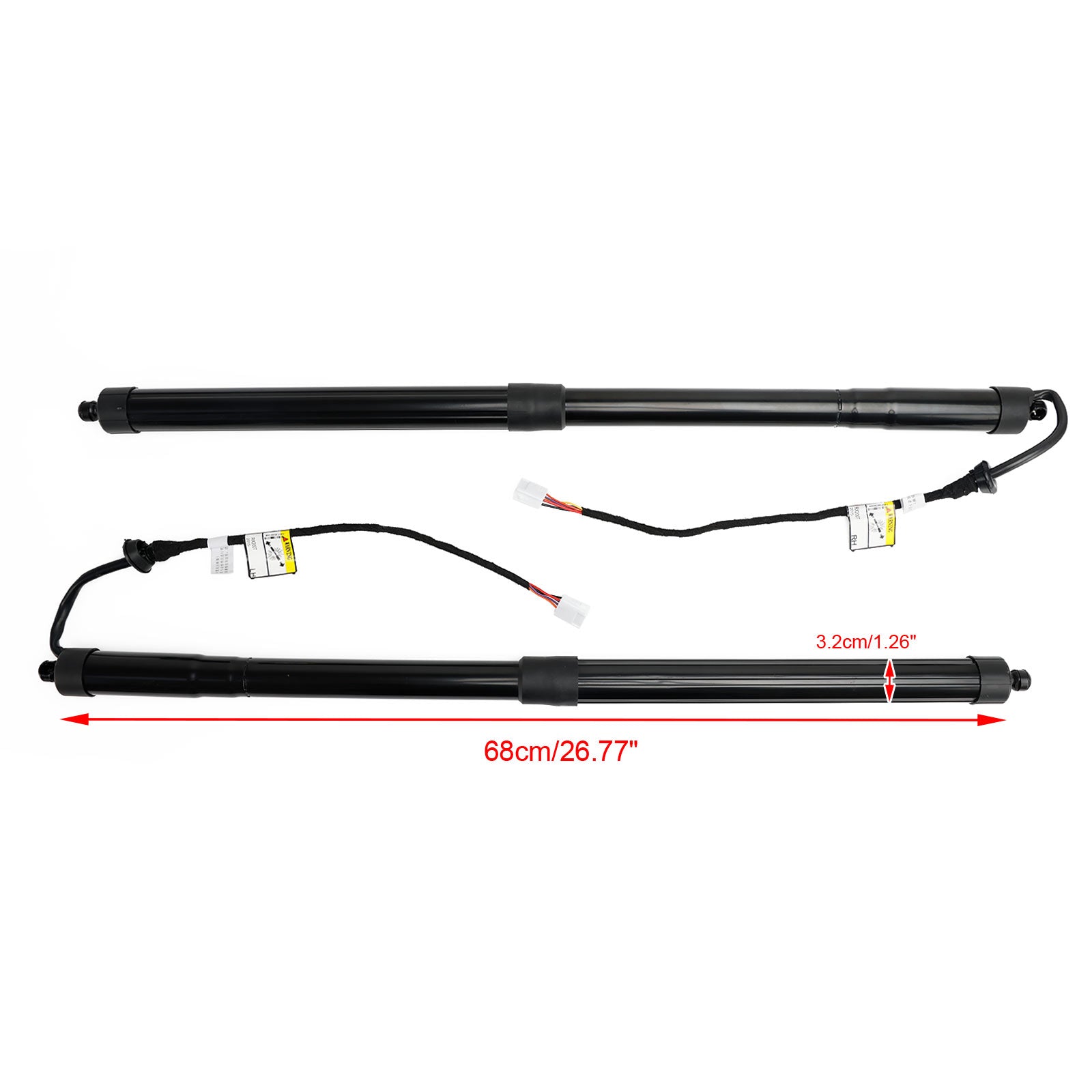 6892048031 2PCS Suporte de porta traseira traseira Struts Fit Lexus RX350 RX450H 2016-2019