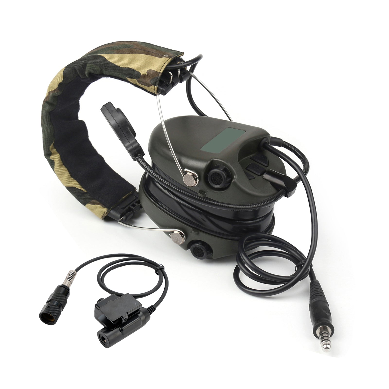 H60 Sound Pickup Noise Reduction CS-headset för AN/PRC-152 AN/PRC-148 U329 Radio