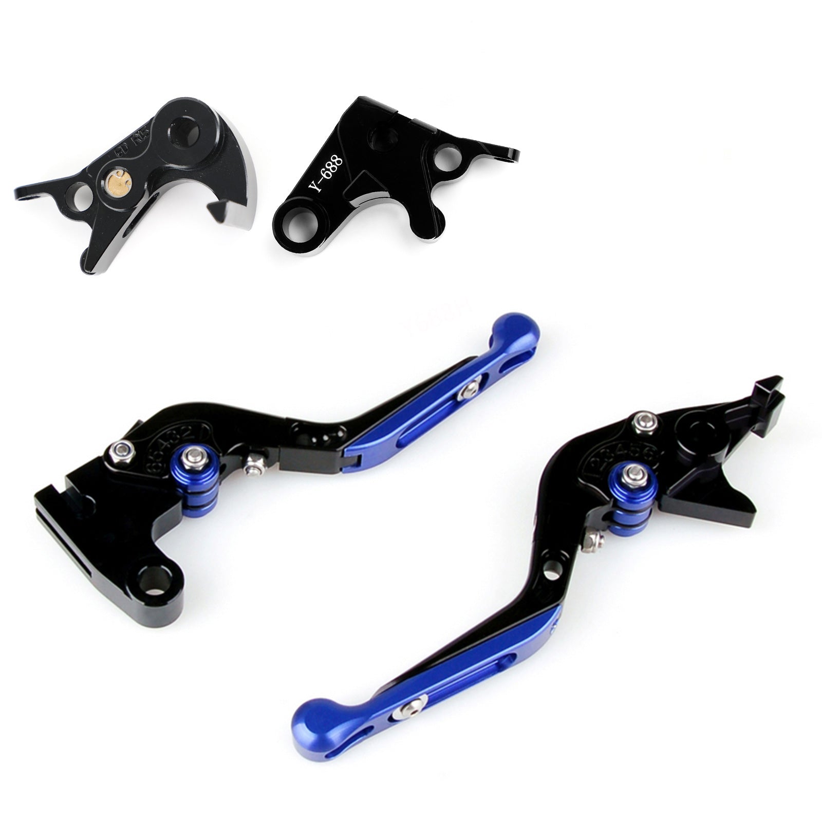 Justerbar kopplingsbromsspak för Yamaha YZF R1/R1M/R1S 15-2021 YZF R6 17-2020 Generisk