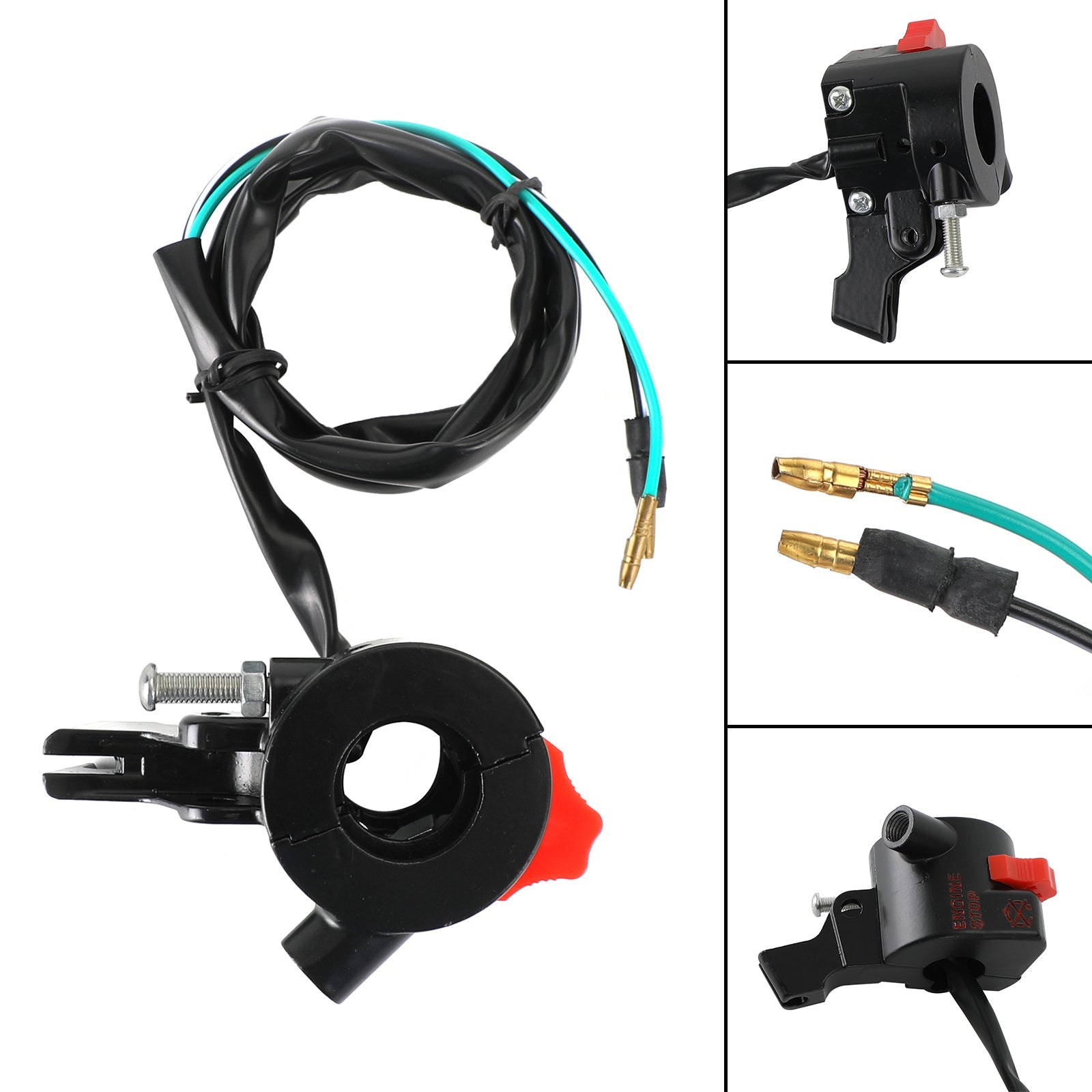 Starter Stopschakelaar Kill Switch Behuizing Voor Honda CRF50F 04-21 35130-GEL-D61 Generiek