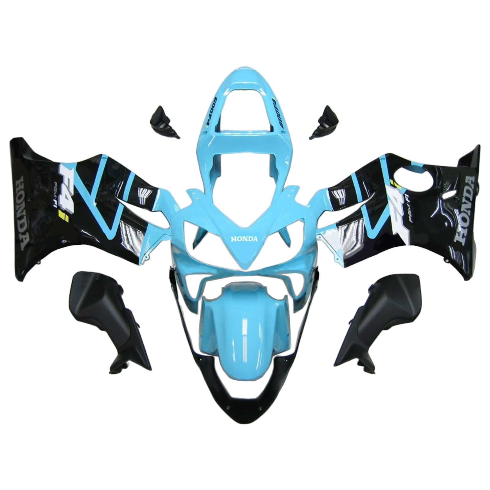 2001-2003 Honda CBR600 F4i vstrekovanie Kit Kadywork Plastic ABS #129