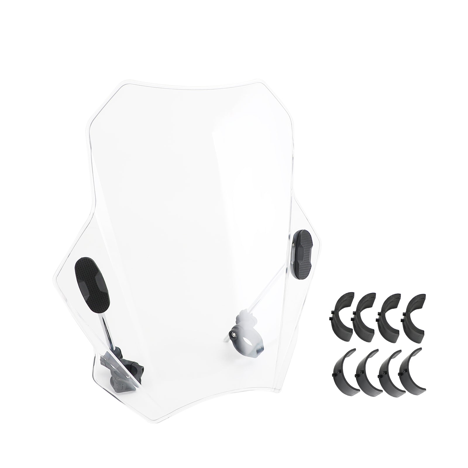 Parabrisas Universal para motocicleta, parabrisas ajustable, manillar de 22MM, 25MM y 28MM