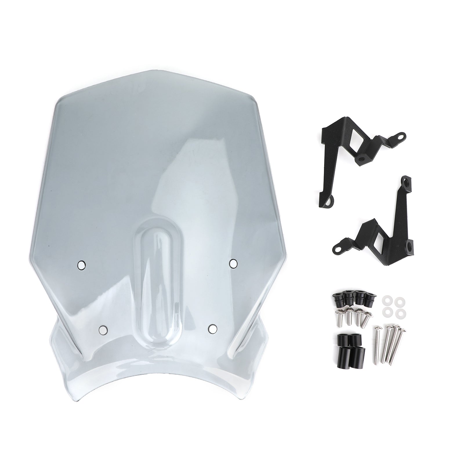 ABS Plastic Motorcykel vindrutan vindruta för Honda CB125R CB300R 2018-2019 Generisk