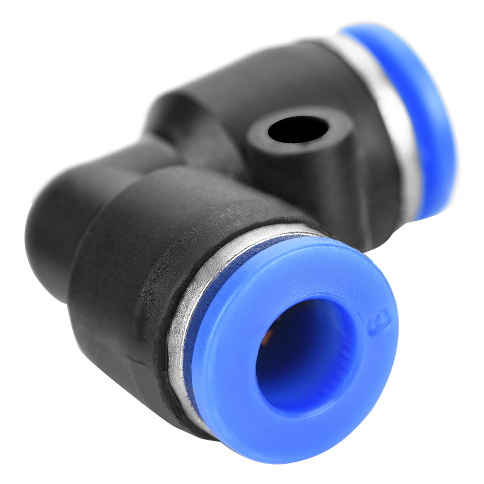 40 stuks snel 6 mm OD 1/4" Kunststof pneumatische drukconnector luchtleidingkoppelingen