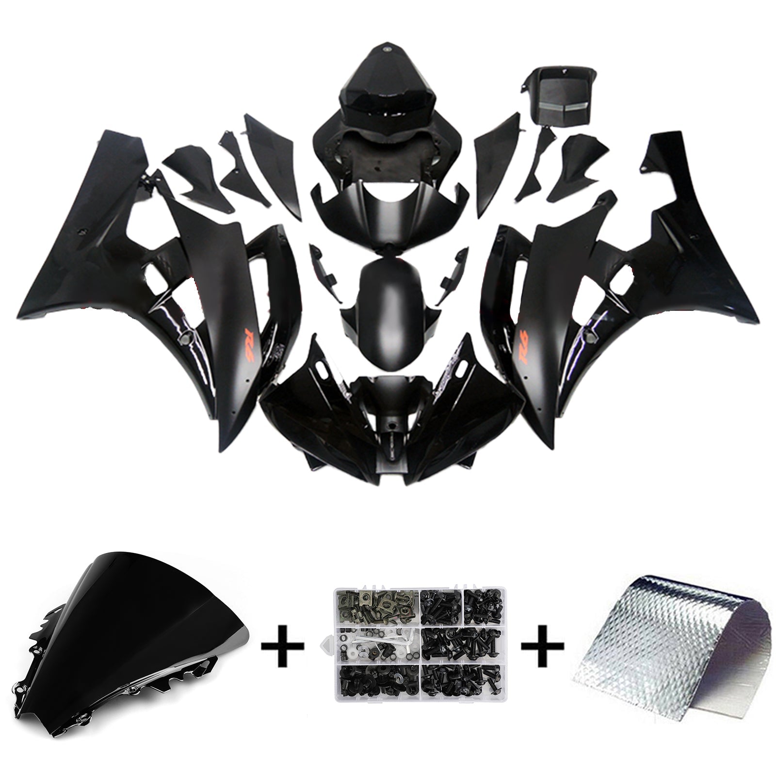 2006-2007 YAMAHA YZF 600 R6 FAIRING KIT BODYWORK ABS