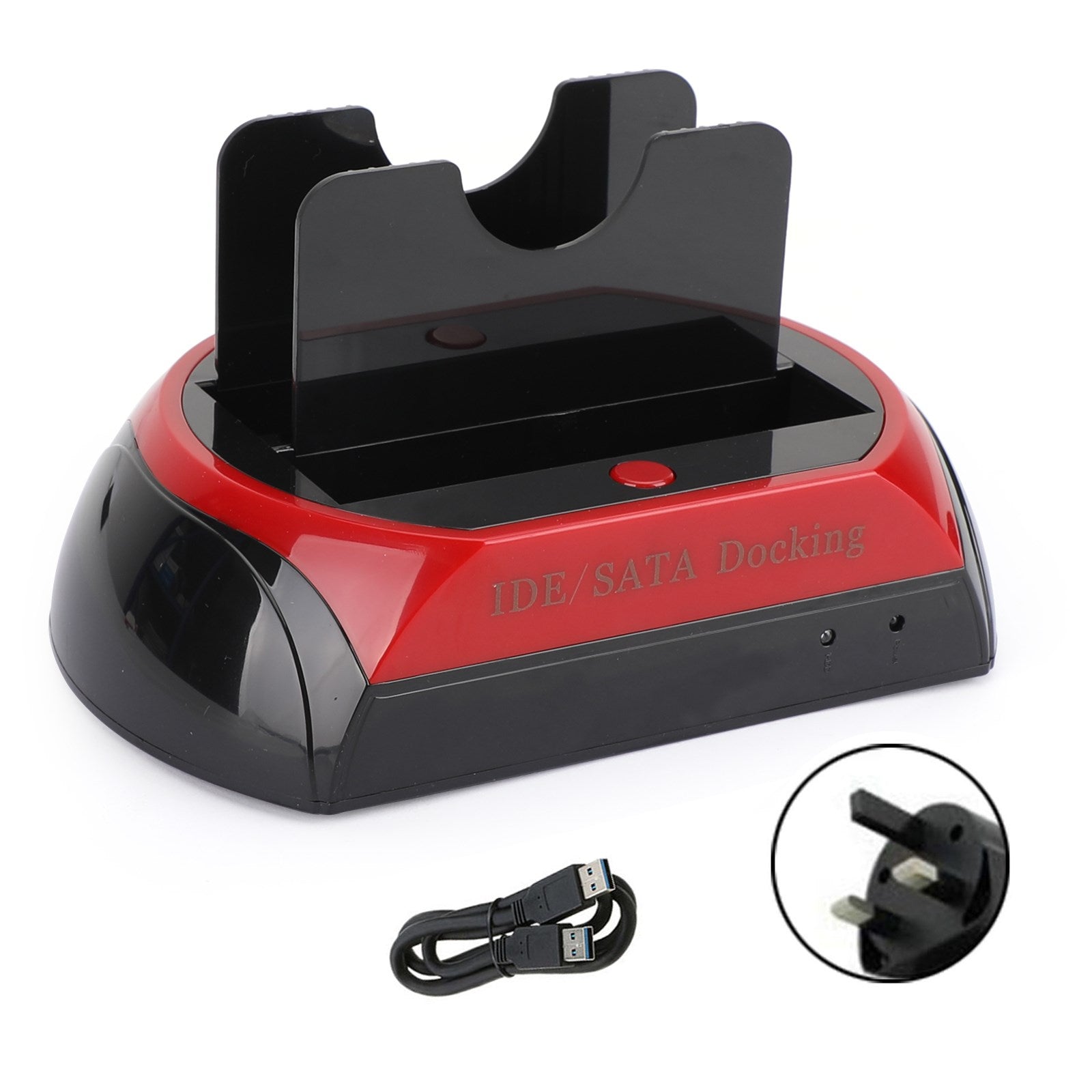 Estación de acoplamiento para disco duro TODO EN UNO, HD, doble bahía, USB a SATA IDE 2.5" 3.5" Reino Unido