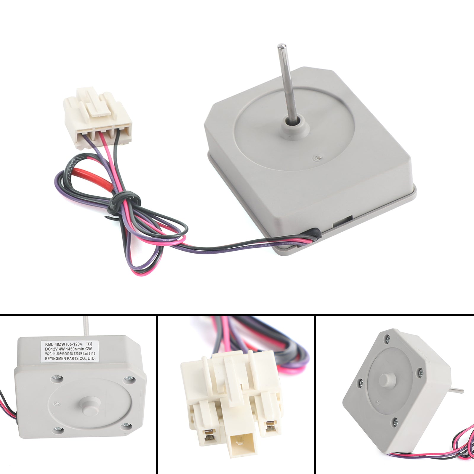 DC 12V Chladnička Reverzná rotačná ventilátor pre hisense KBL-48ZWT05-1204B