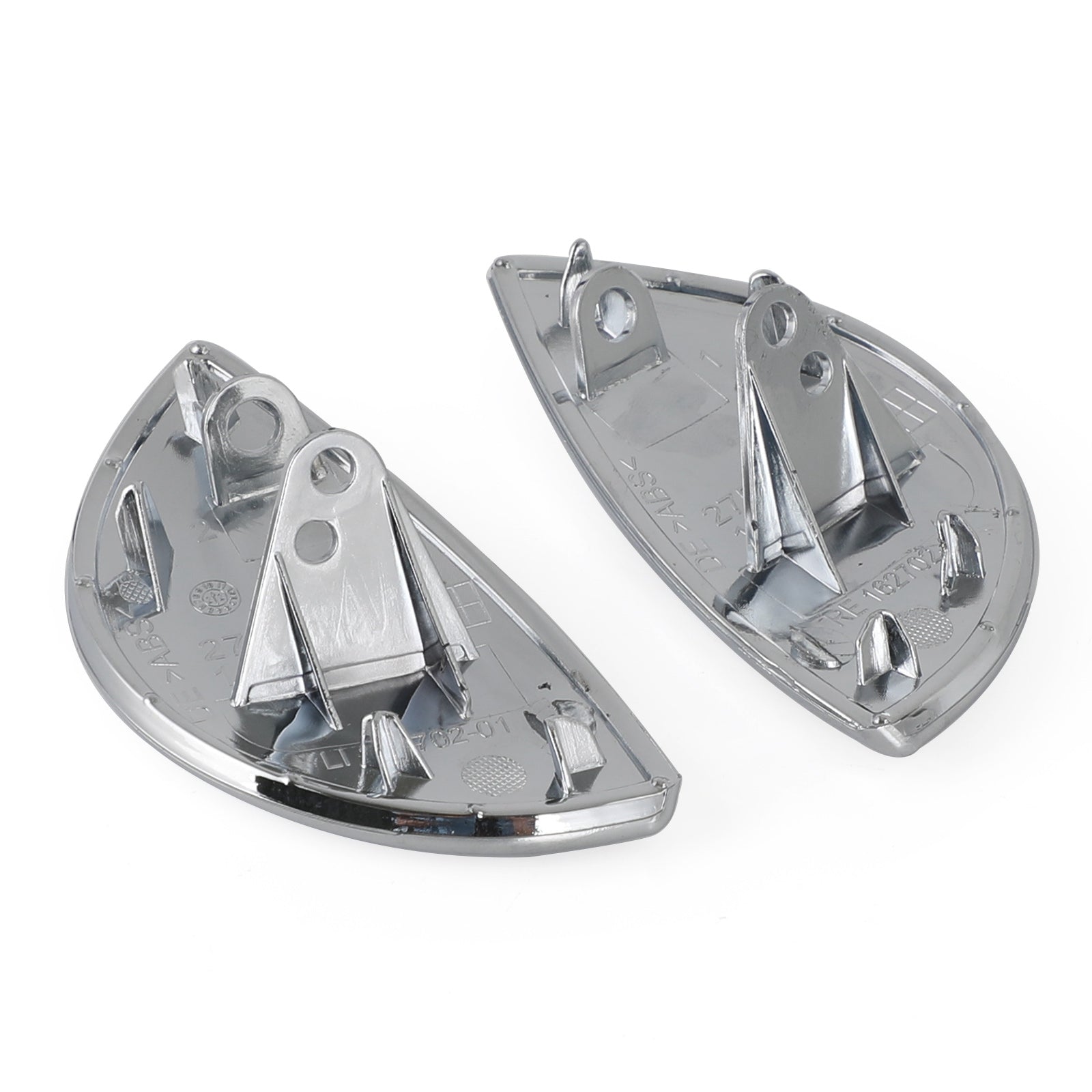 Chrome esquerda+ arruela de farol direita Tampa 61672752559/60 Para Mini Cooper 08-2014 genérico