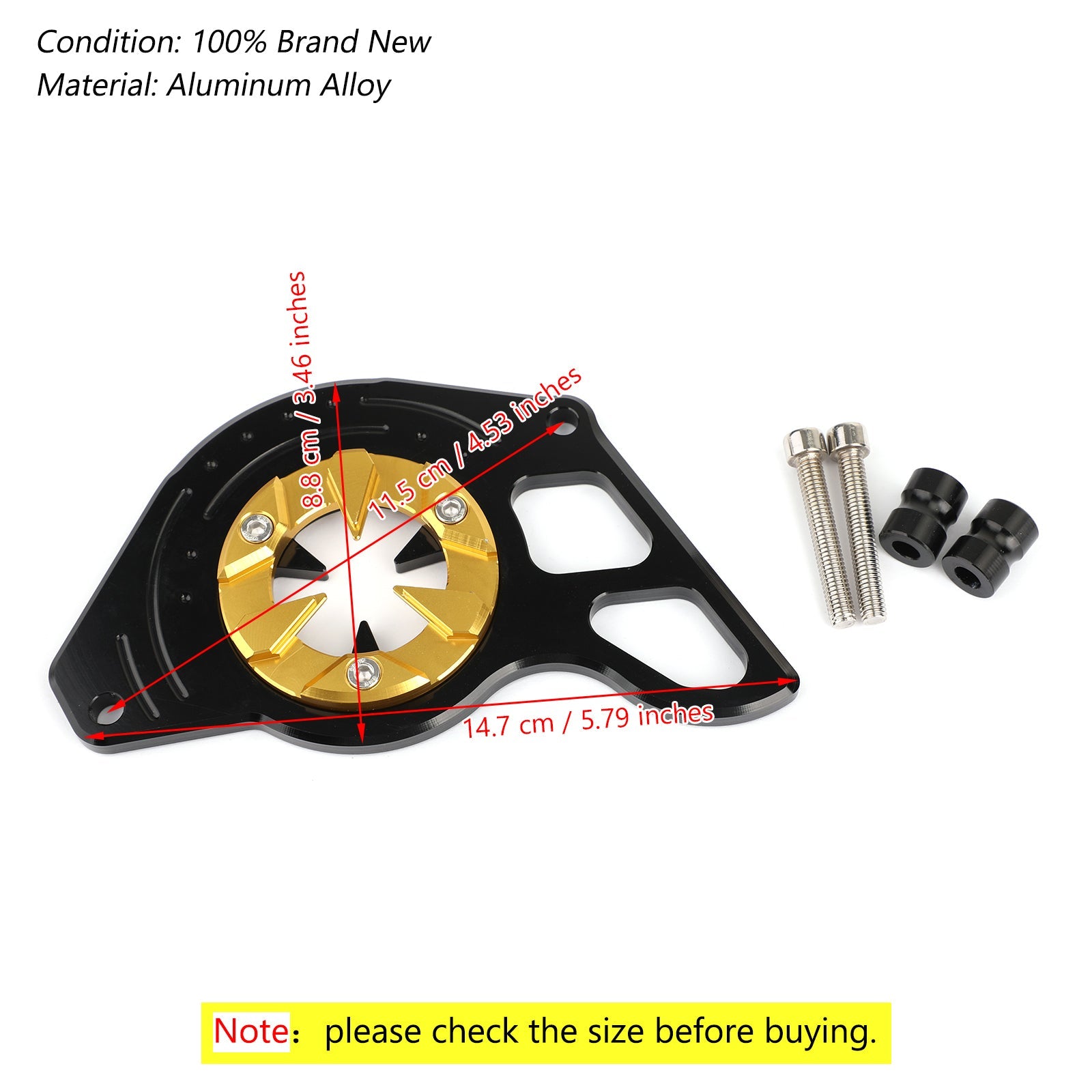 Capa do protetor de proteção contra corrente do tarugo CNC para Suzuki DRZ125/400S/400SM genérico