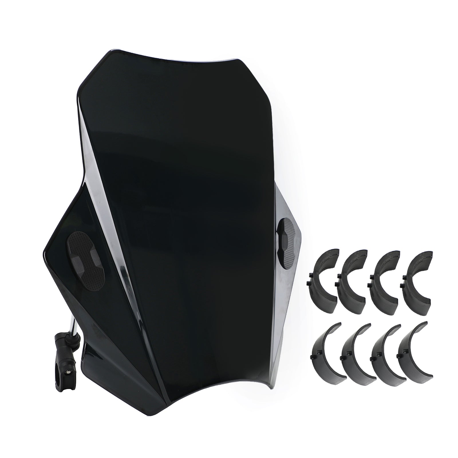 Parabrisas Universal para motocicleta, parabrisas ajustable, manillar de 22MM, 25MM y 28MM