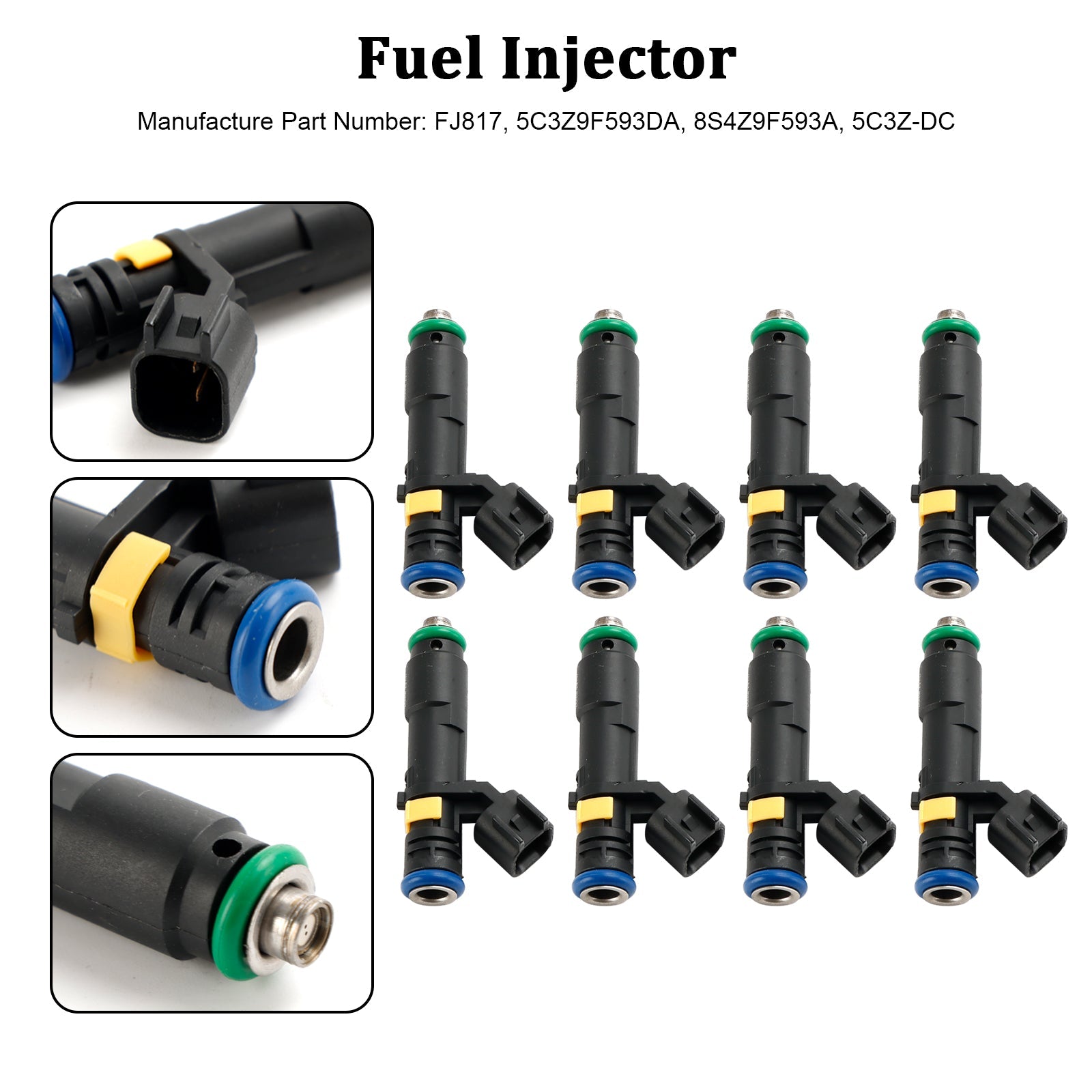 8pcs injecteur de carburant ajusté Ford F150 F250 F350 Expedition Super Duty 2005-2007 5.4L