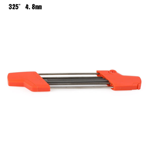 2 IN 1 Chainsaw Teeth Quick Sharpener File Fit STIHL .325" 4.8mm Chain
