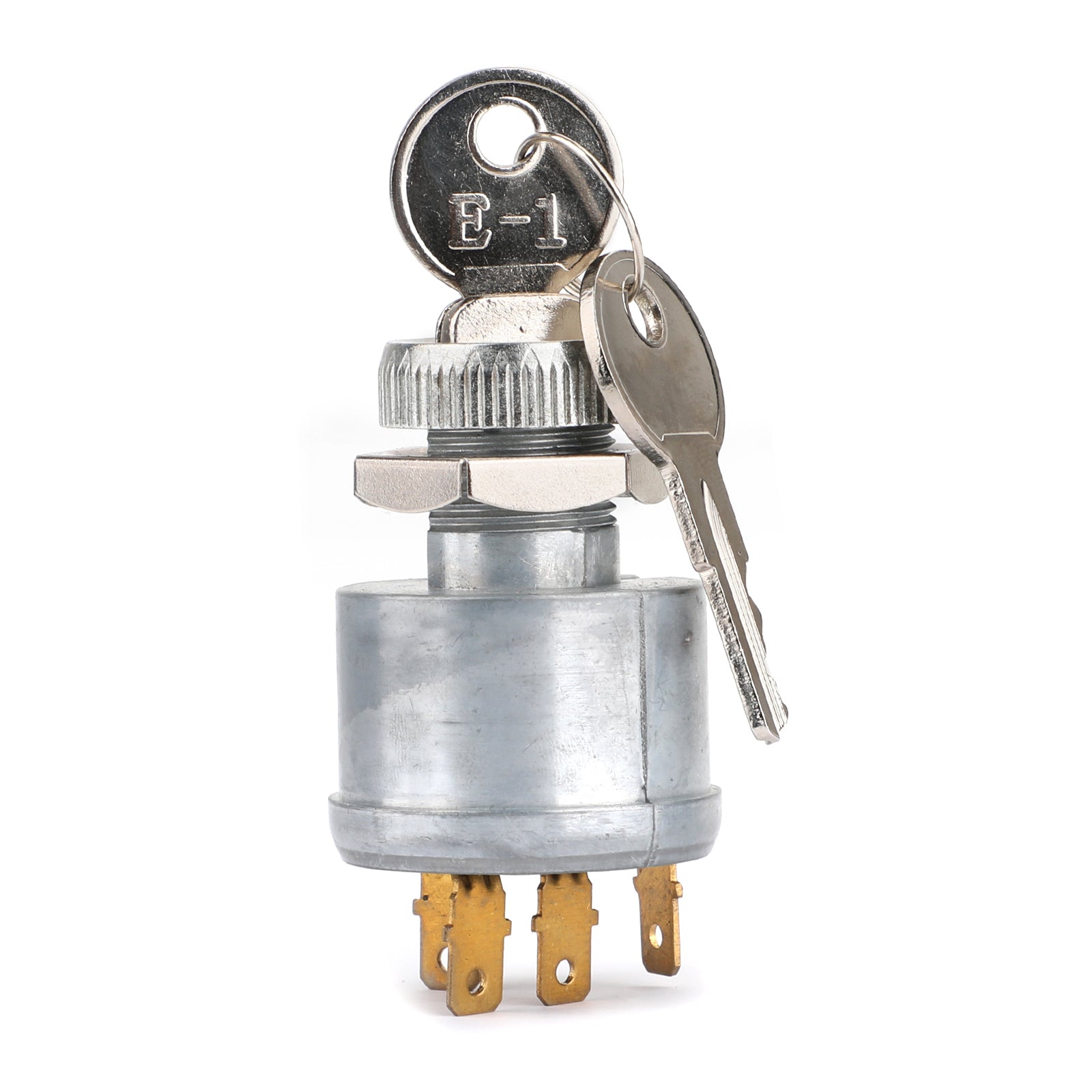 Interrupteur à clé pour chariot EZGO - 4 broches avec éclairage d'usine 81+ Gaz & Électrique 33639G01