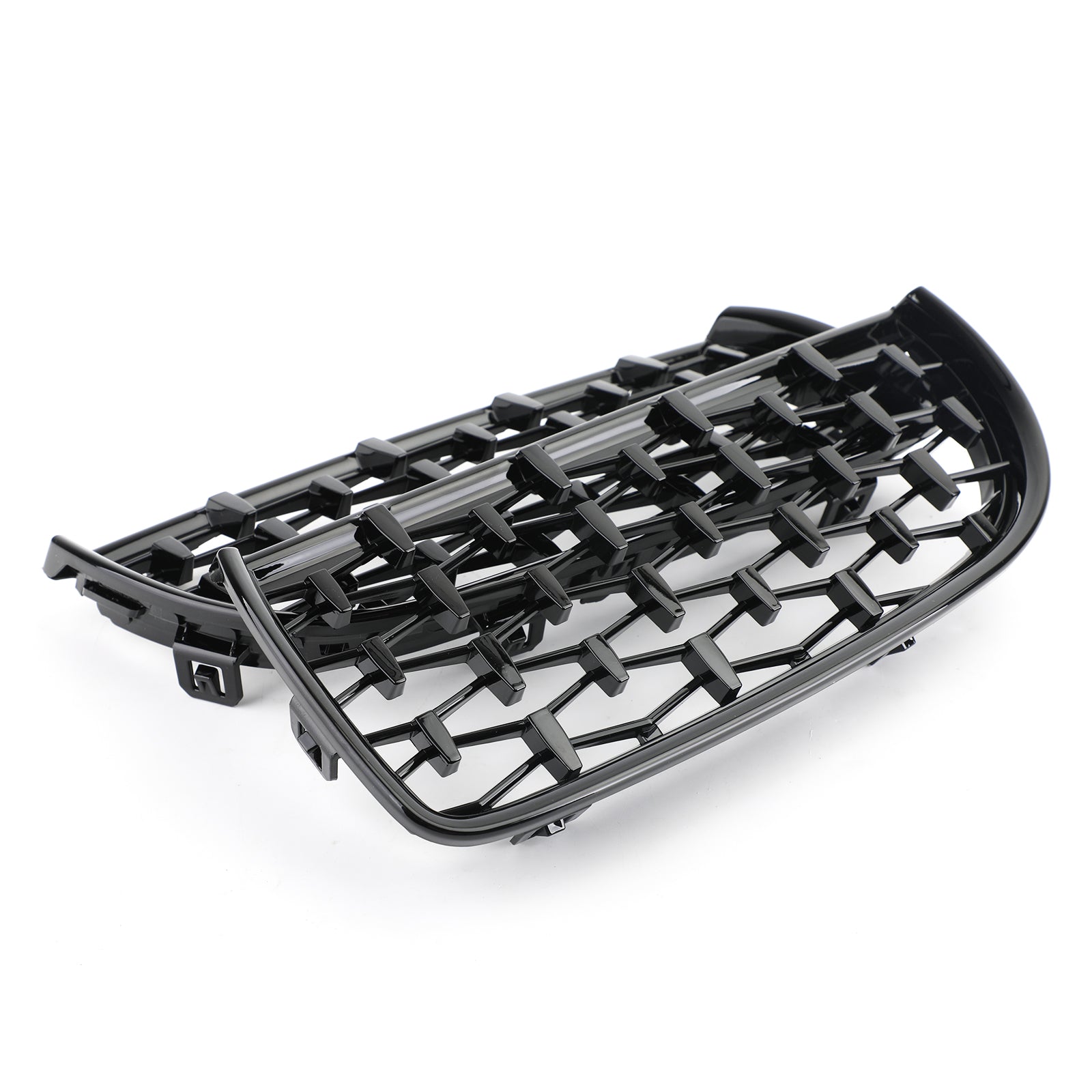 Meteor Black Kidney Grill Mesh Grille Fit for BMW E90 3 Series Sedan 2005-2008 51712151895 51712151896 51712151897 51712151898 Generisk
