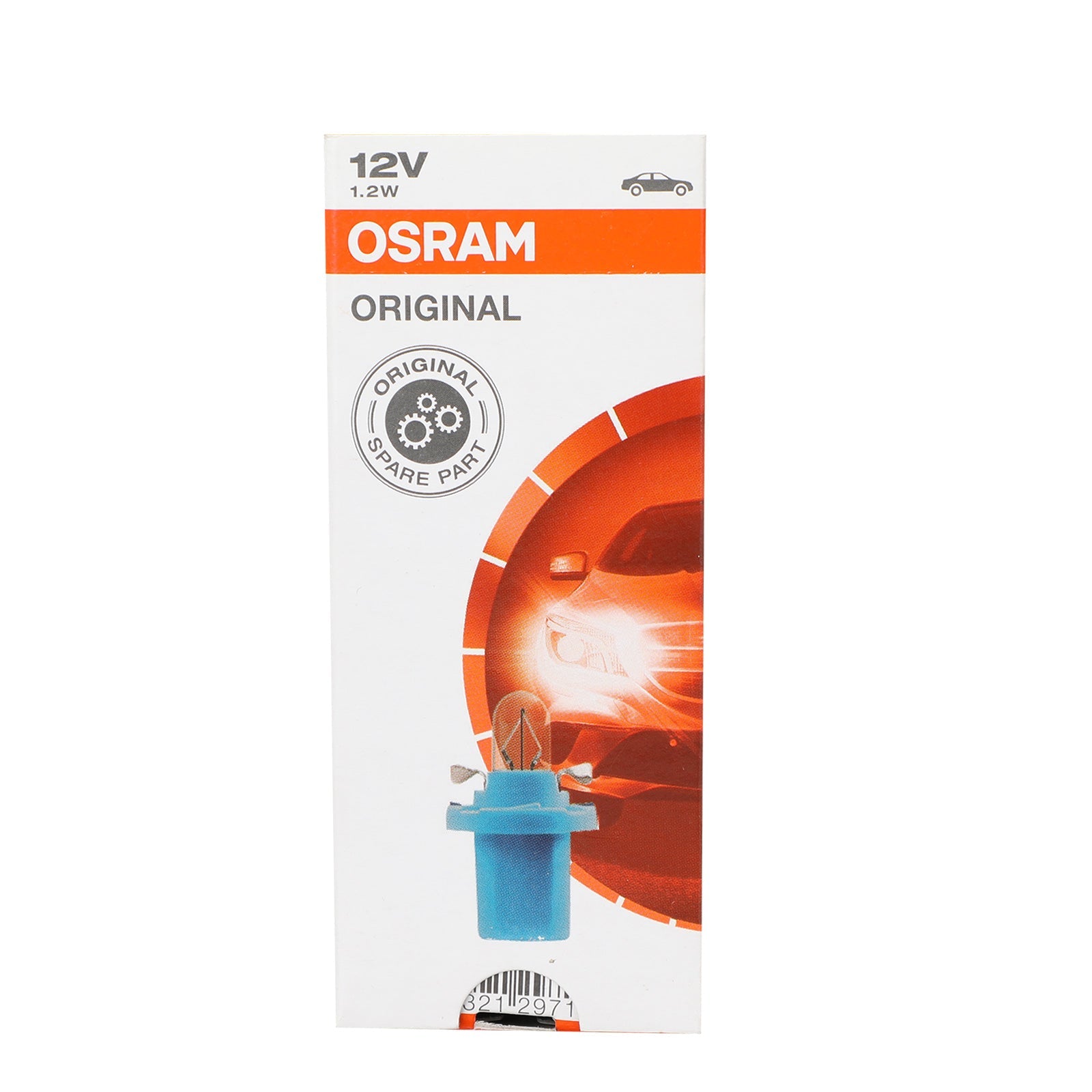 10x pre OSRAM CAR originálne prístrojové svetlá 2721MFX 12V 1,2W BX8.5D generic