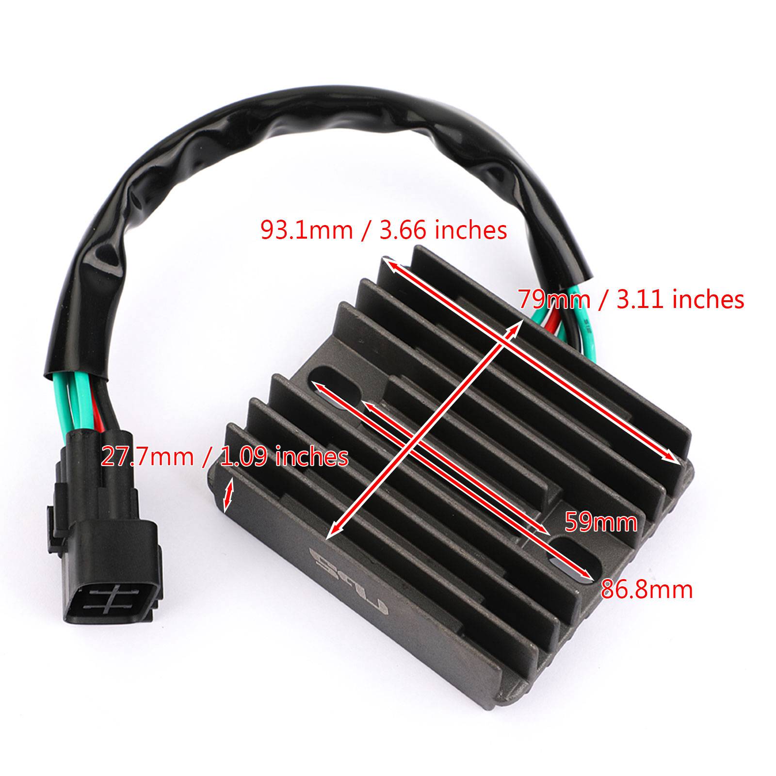 Regulseur de redresseur 6D8-81960-10 Fit pour Yamaha F75 F80 F90 F100 HP 2010-2017