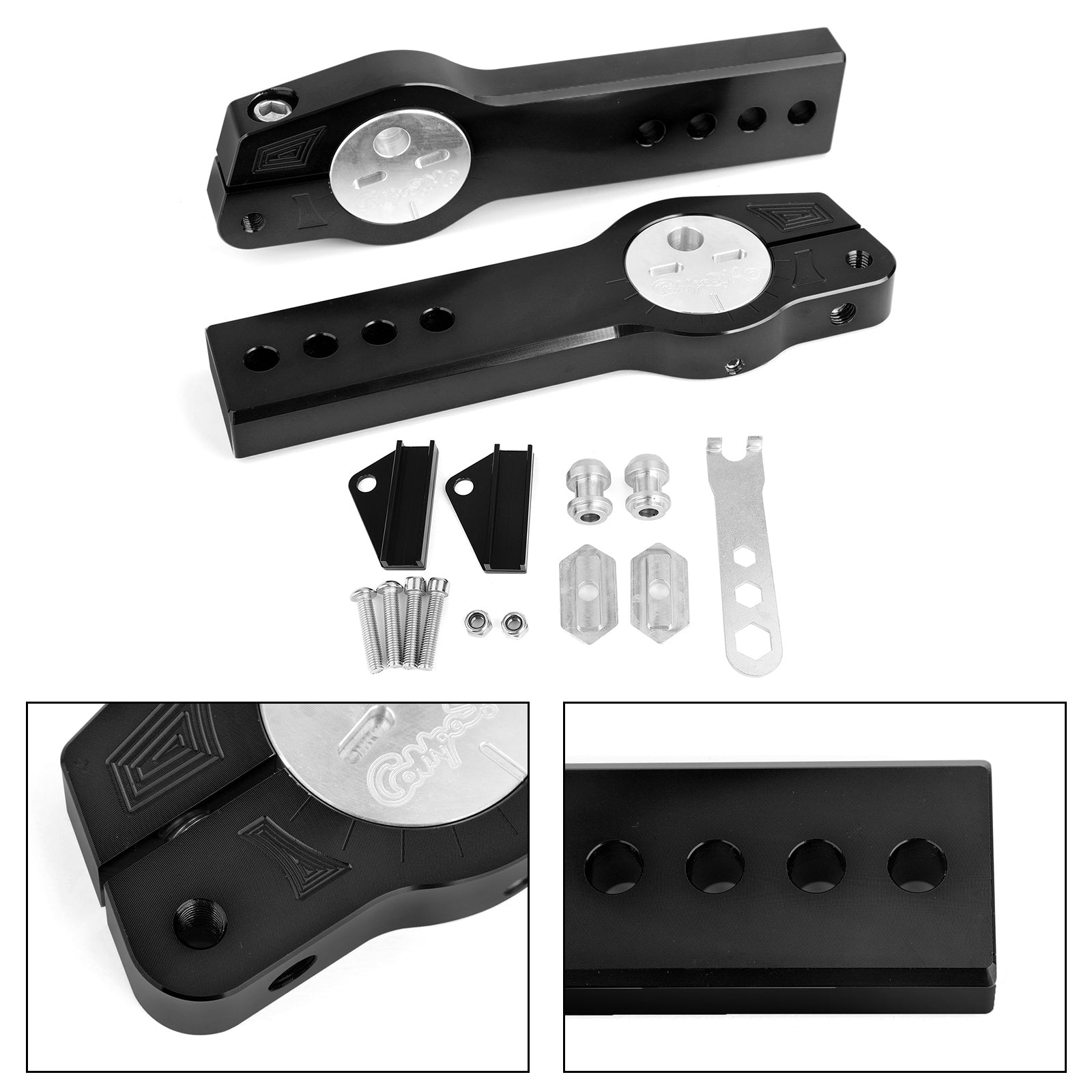 Marco de ajuste de horquilla trasera expandible para Honda MSX125 13-15 MSX125SF 16-19 Genérico