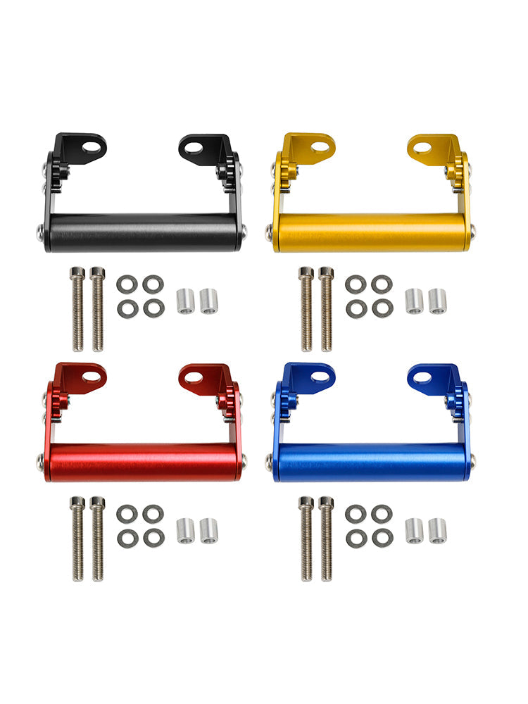 Suporte de navegação por telefone, suporte de extensão GPS 22mm para motocicleta de motocicleta vermelha