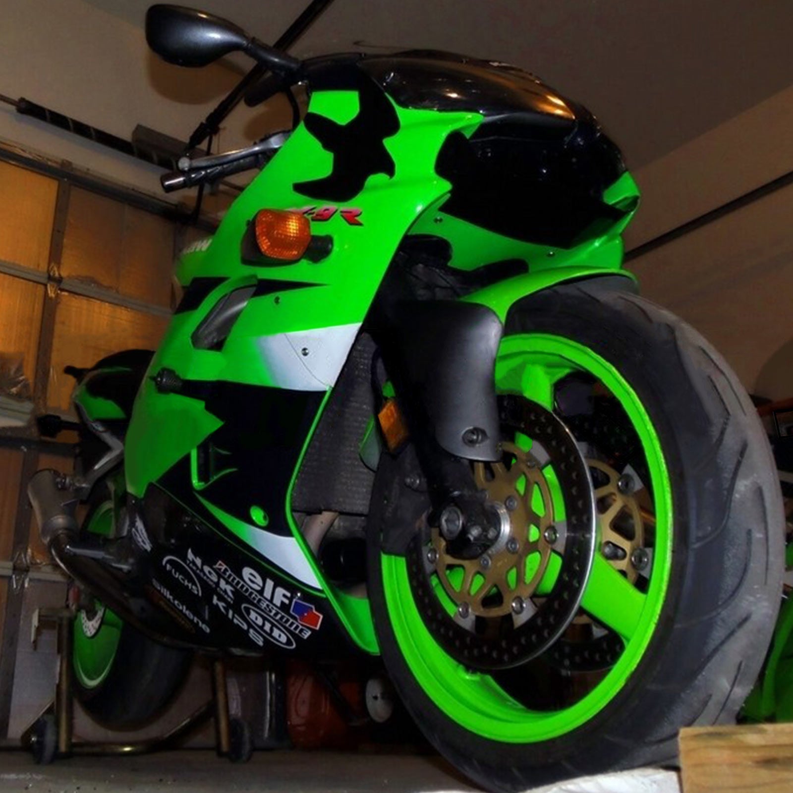 2000-2001 Kawasaki ZX9R Amotopart vstrekovacia kapotážová súprava karoséria Plast ABS #117