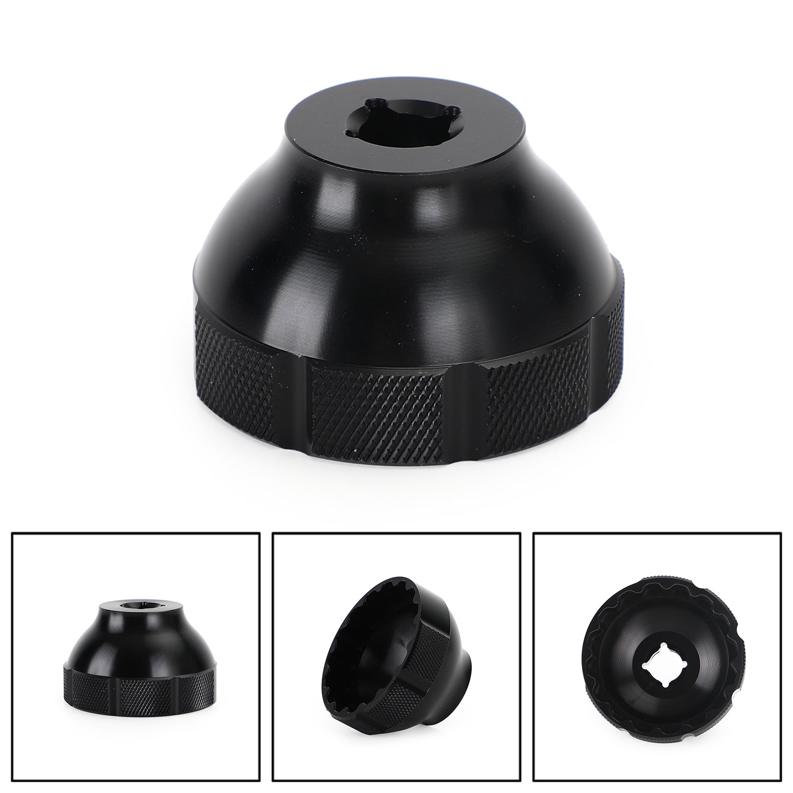 BBT-69.2 16-hakk 44 mm 3/8" Ekstern kranklagerverktøy svart/blå