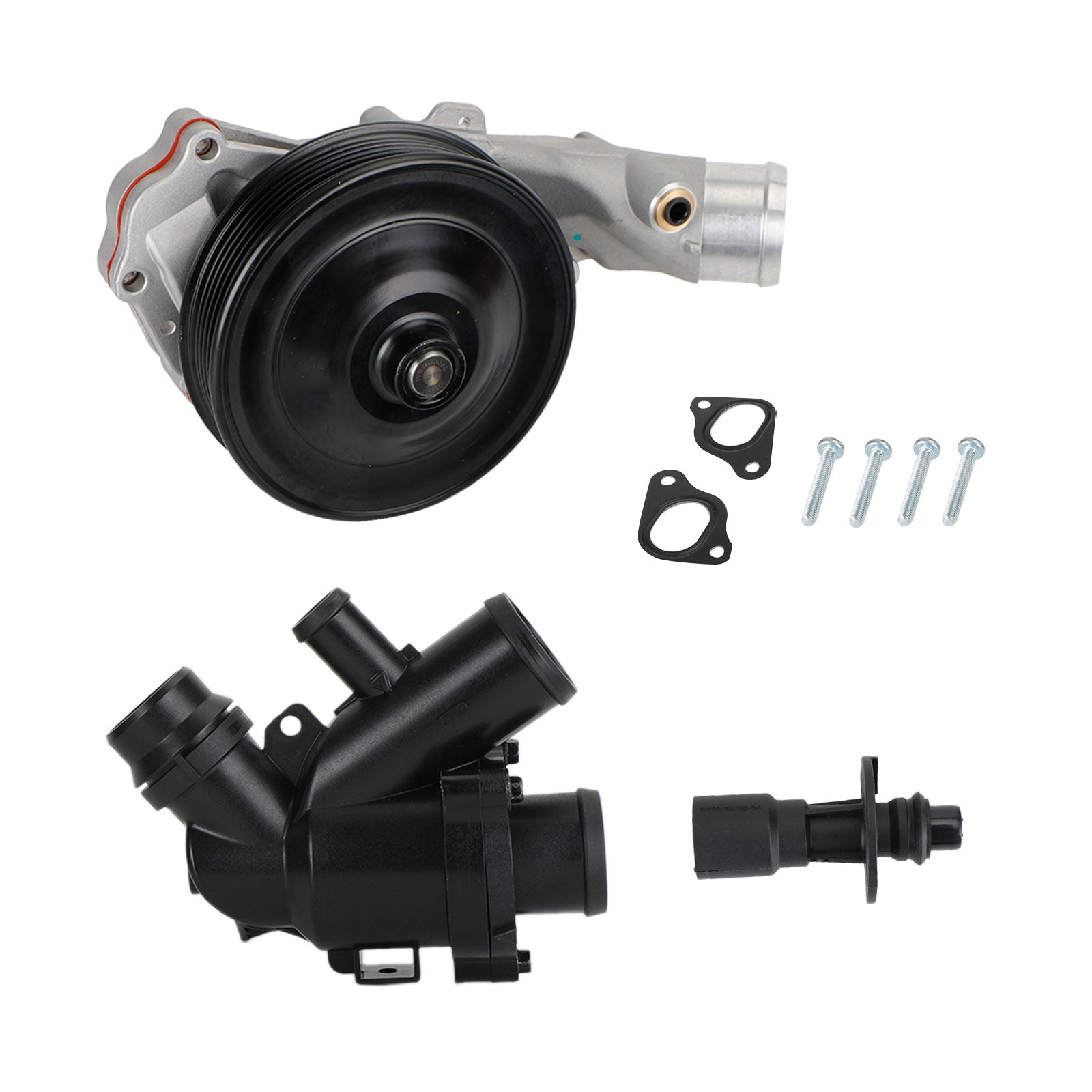 Land Rover 2010 - 2016 LR4 waterpomp met bouten pakkingen connector + thermostaatset