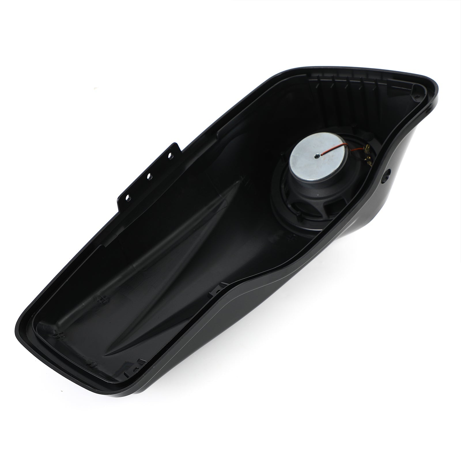 Høyttaler lokk for Harley Touring Street Electra Glide Hard Saddlebag 6.5 2014-21, Saddlebag lokk pakningsmaskinvare for turnégatelektra Glide 14-21, Saddlebag Triple 6.5 Lokk m/ høyttaler passer for Harley Touring Electra Glide 14-21