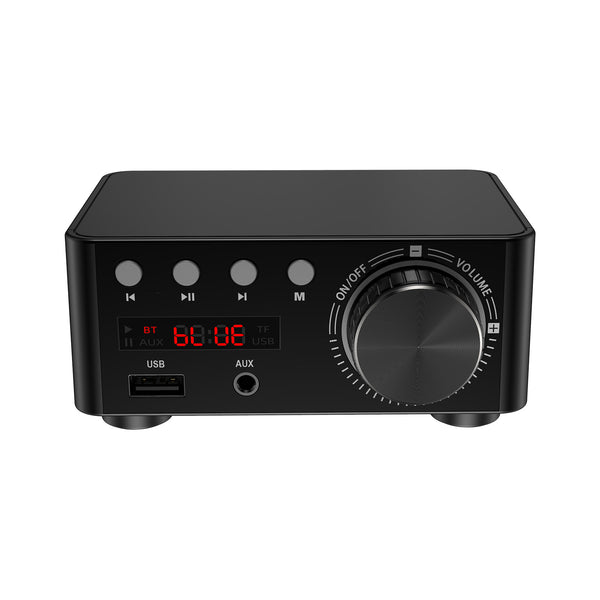 HiFi Stereo Bluetooth 5.0 Digital Power Amplifier Audio Receiver USB 50W+50W
